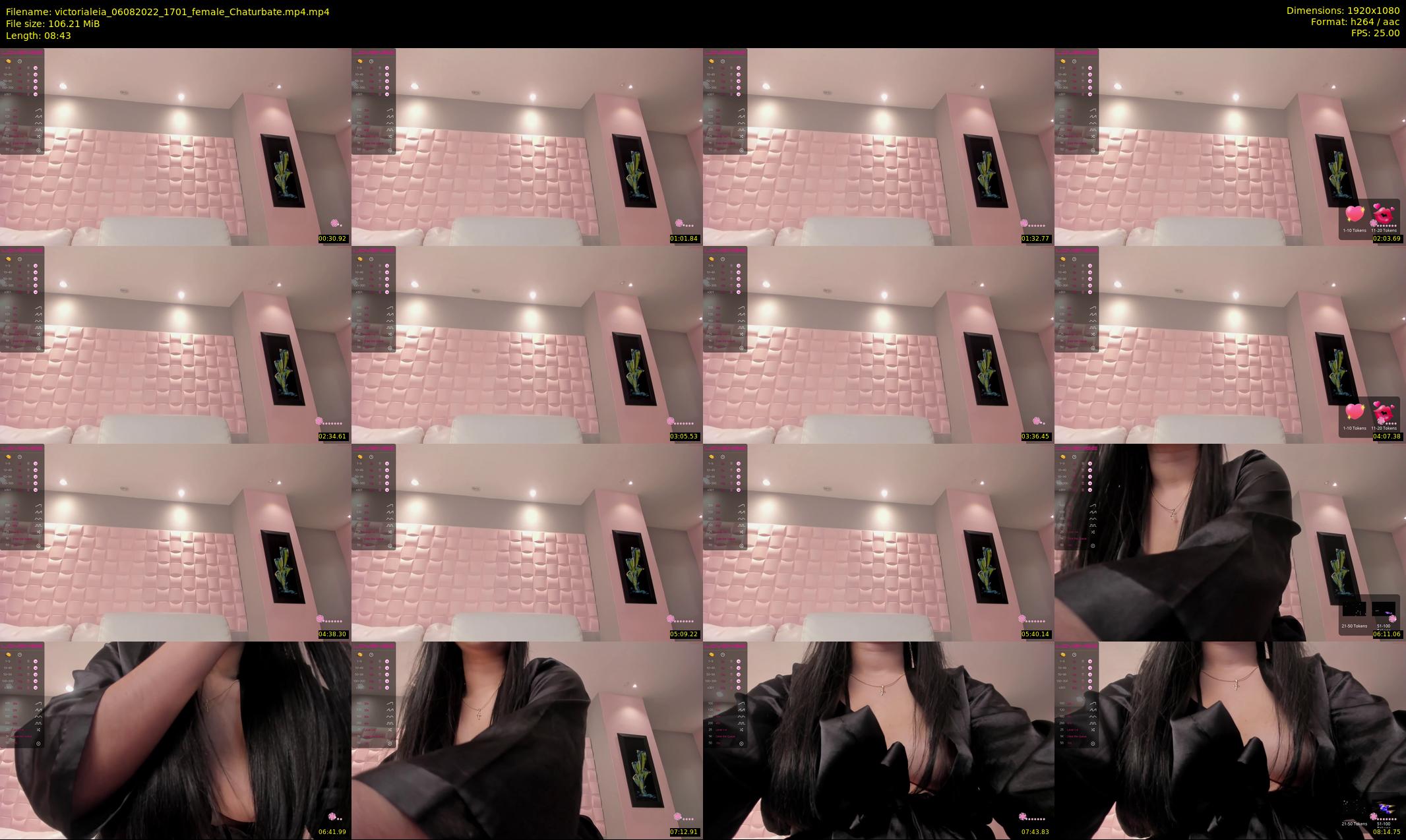 victorialeia — 9 minute Chaturbate female cam show recording, 1080p, Aug 6, 2022