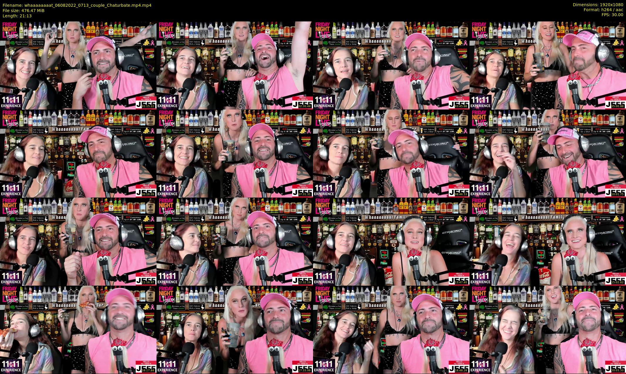 whaaaaaaaat — 22 minute Chaturbate couple cam show recording, 1080p, Aug 6, 2022