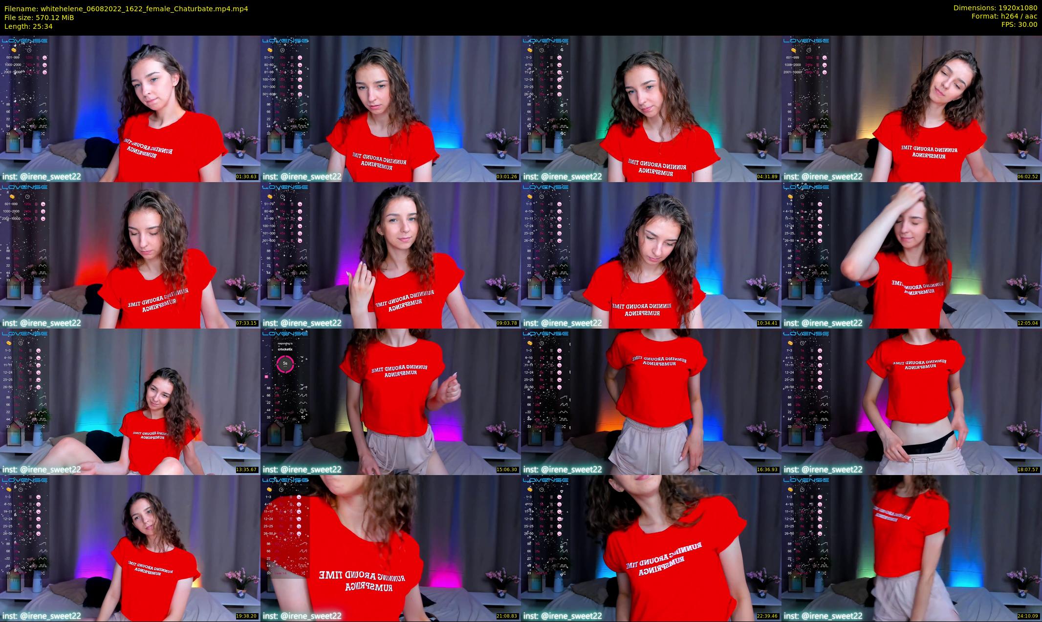 whitehelene — 26 minute Chaturbate female cam show recording, 1080p, Aug 6, 2022