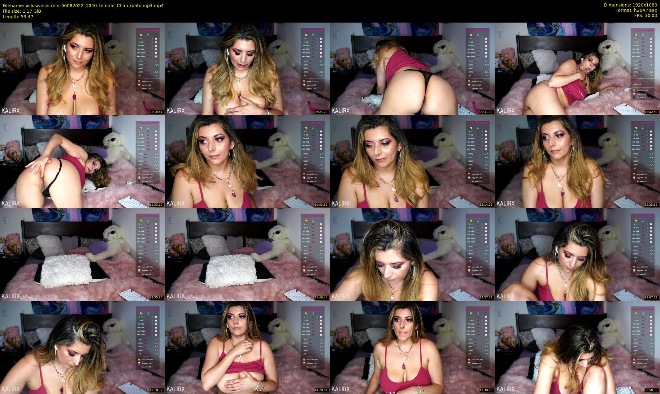 xclusivesecrets — 54 minute Chaturbate female cam show recording, 1080p, Aug 6, 2022