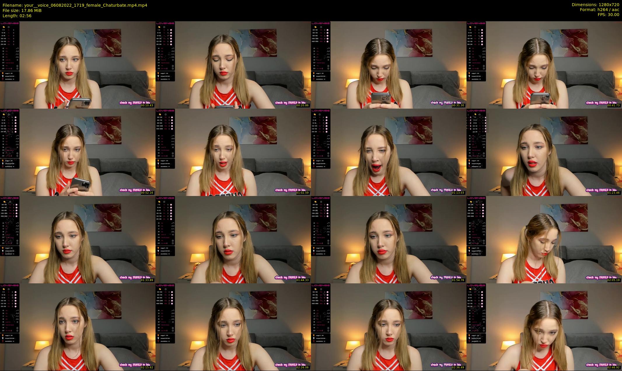 your__voice — 3 minute Chaturbate female cam show recording, 720p, Aug 6, 2022