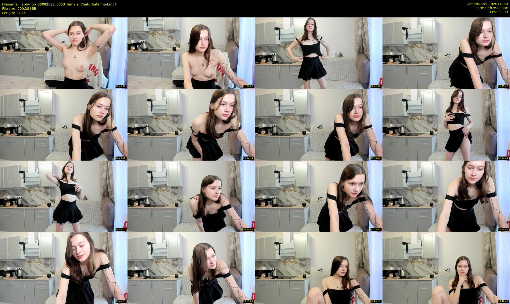 _abby_bb — 12 minute Chaturbate female cam show recording, 1080p, Aug 8, 2022
