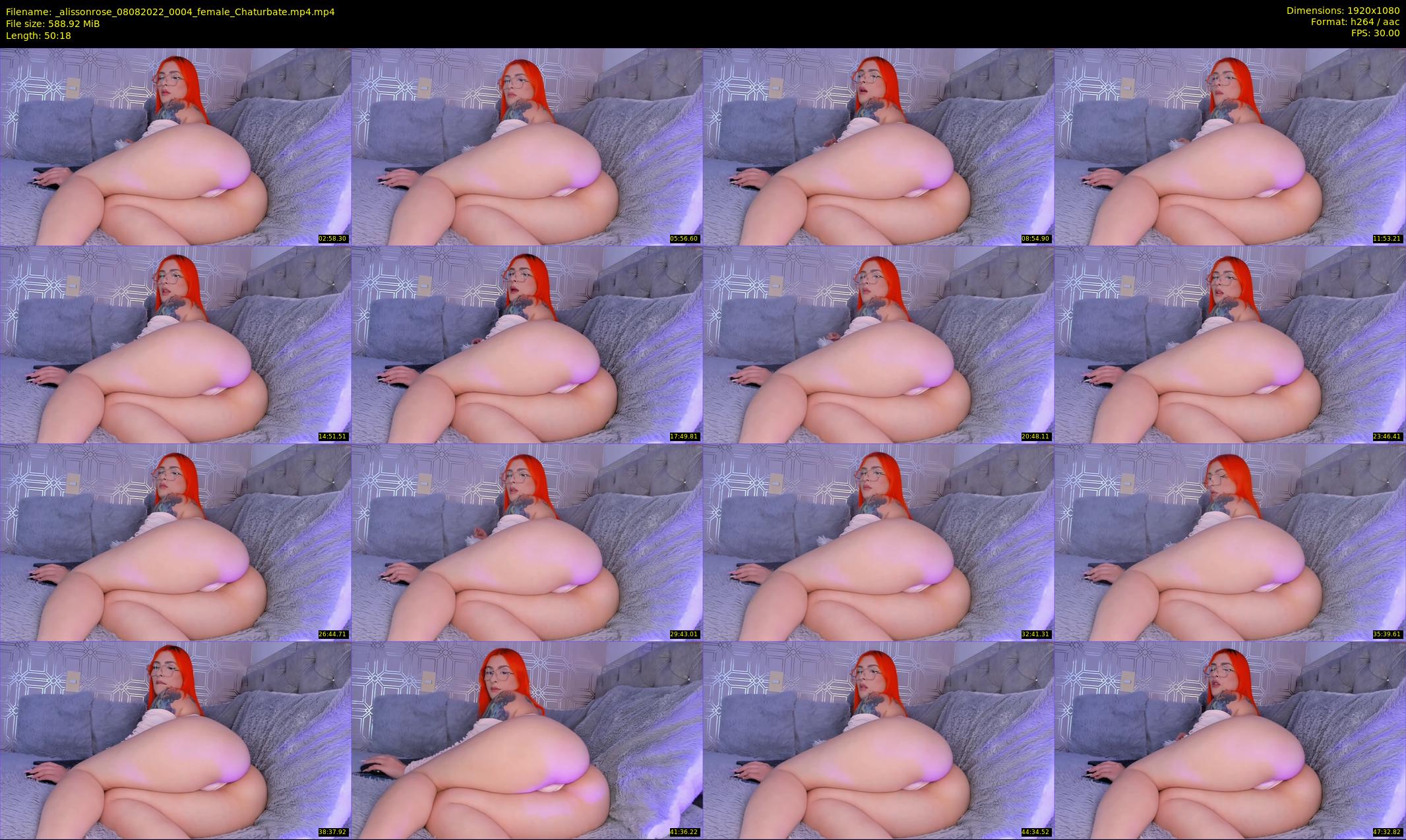 _alissonrose — 51 minute Chaturbate female cam show recording, 1080p, Aug 8, 2022
