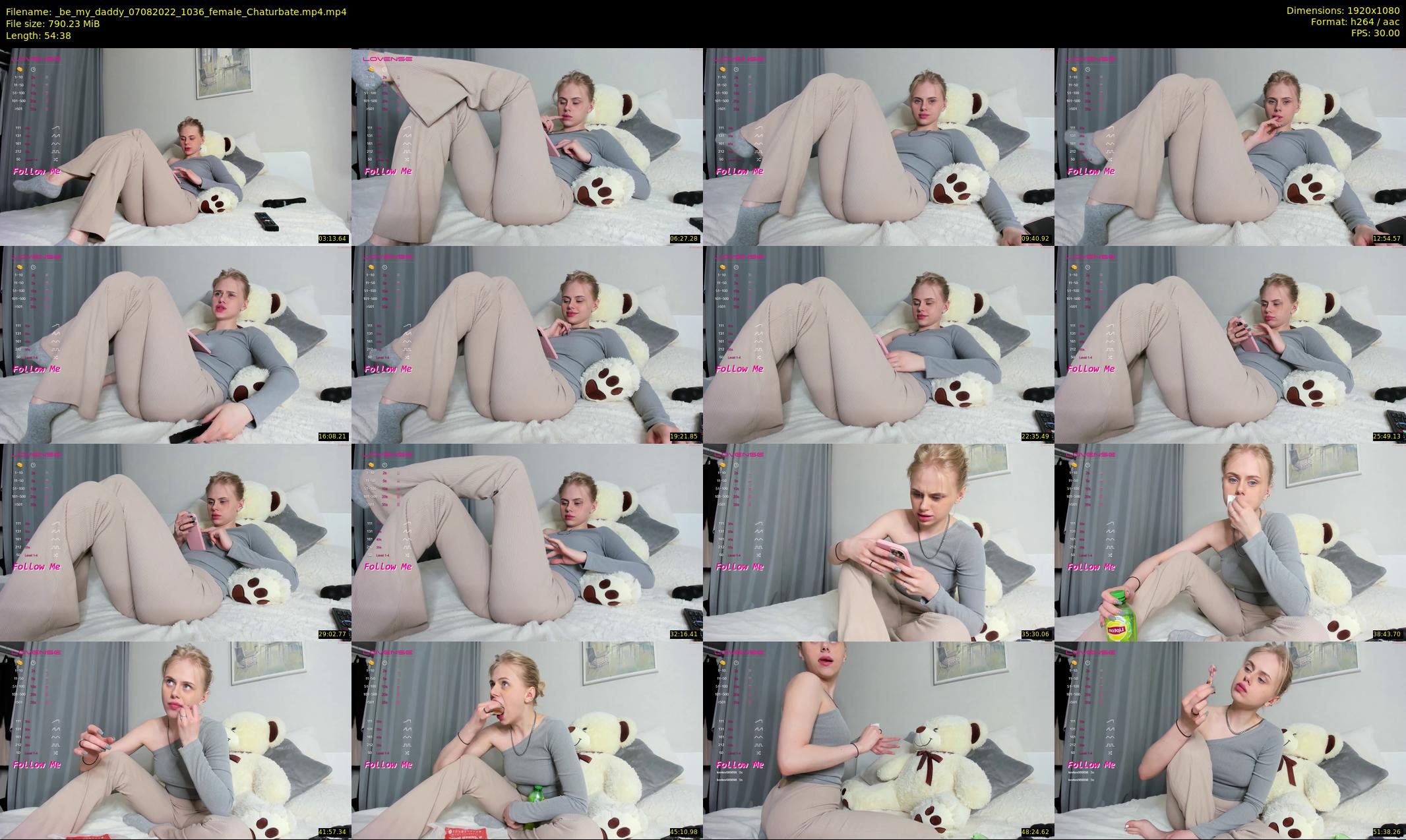 _be_my_daddy — 55 minute Chaturbate female cam show recording, 1080p, Aug 7, 2022
