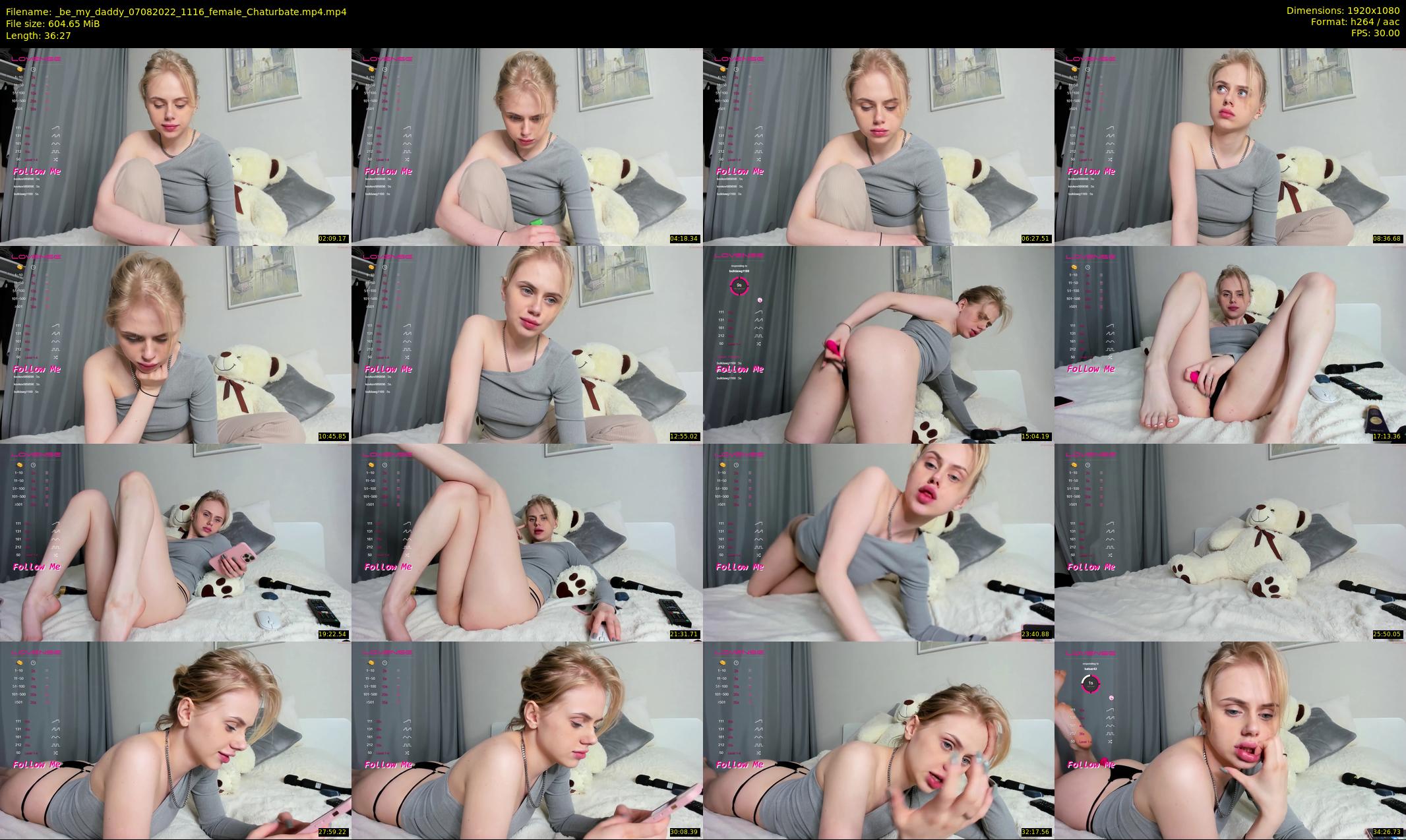 _be_my_daddy — 37 minute Chaturbate female cam show recording, 1080p, Aug 7, 2022