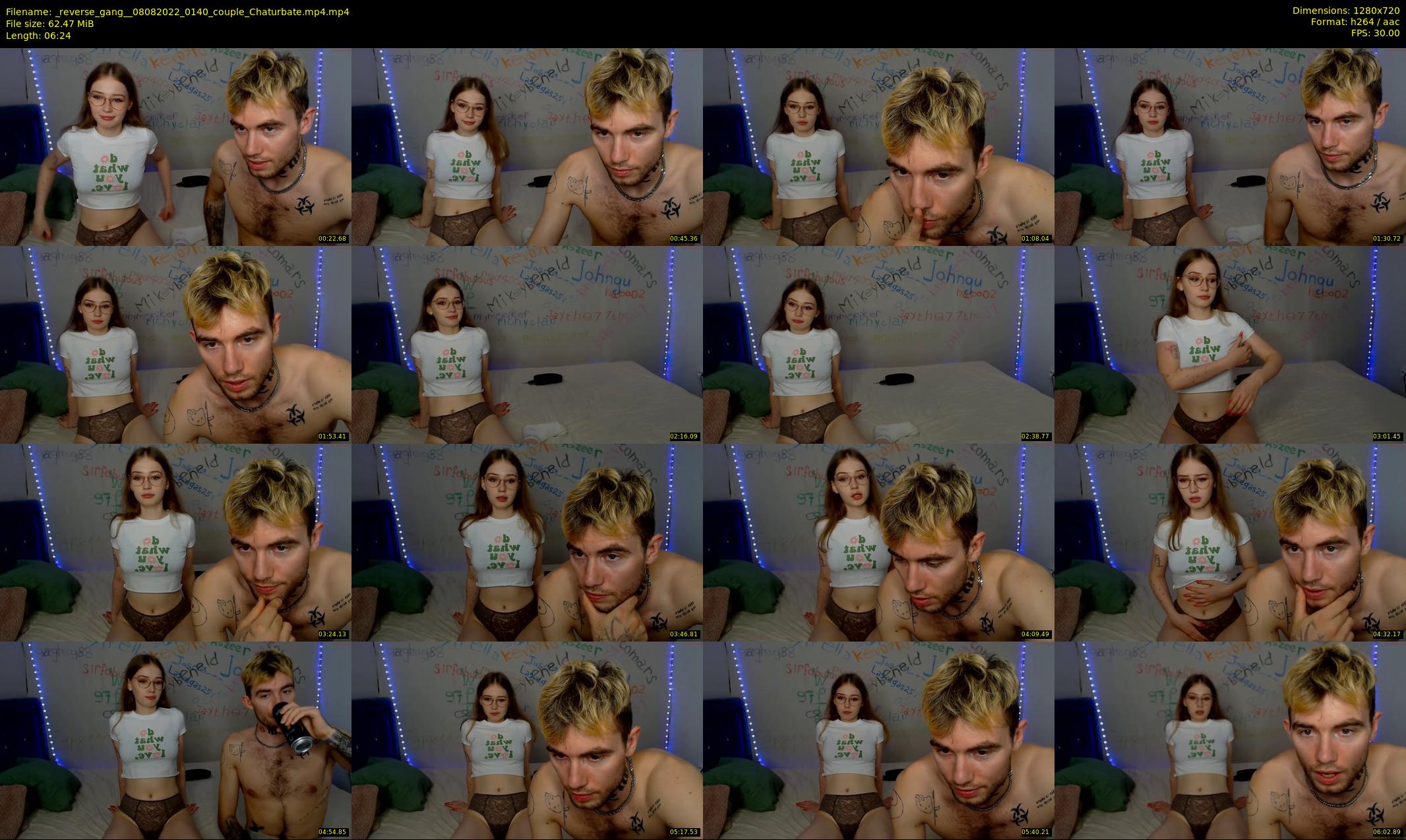 _reverse_gang_ — 7 minute Chaturbate couple cam show recording, 720p, Aug 8, 2022
