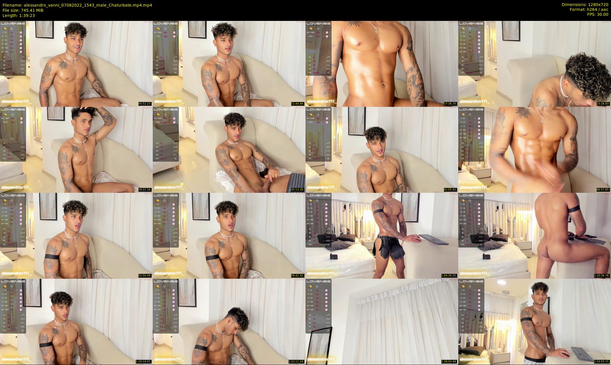 alessandro_vanni — 100 minute Chaturbate male cam show recording, 720p, Aug 7, 2022