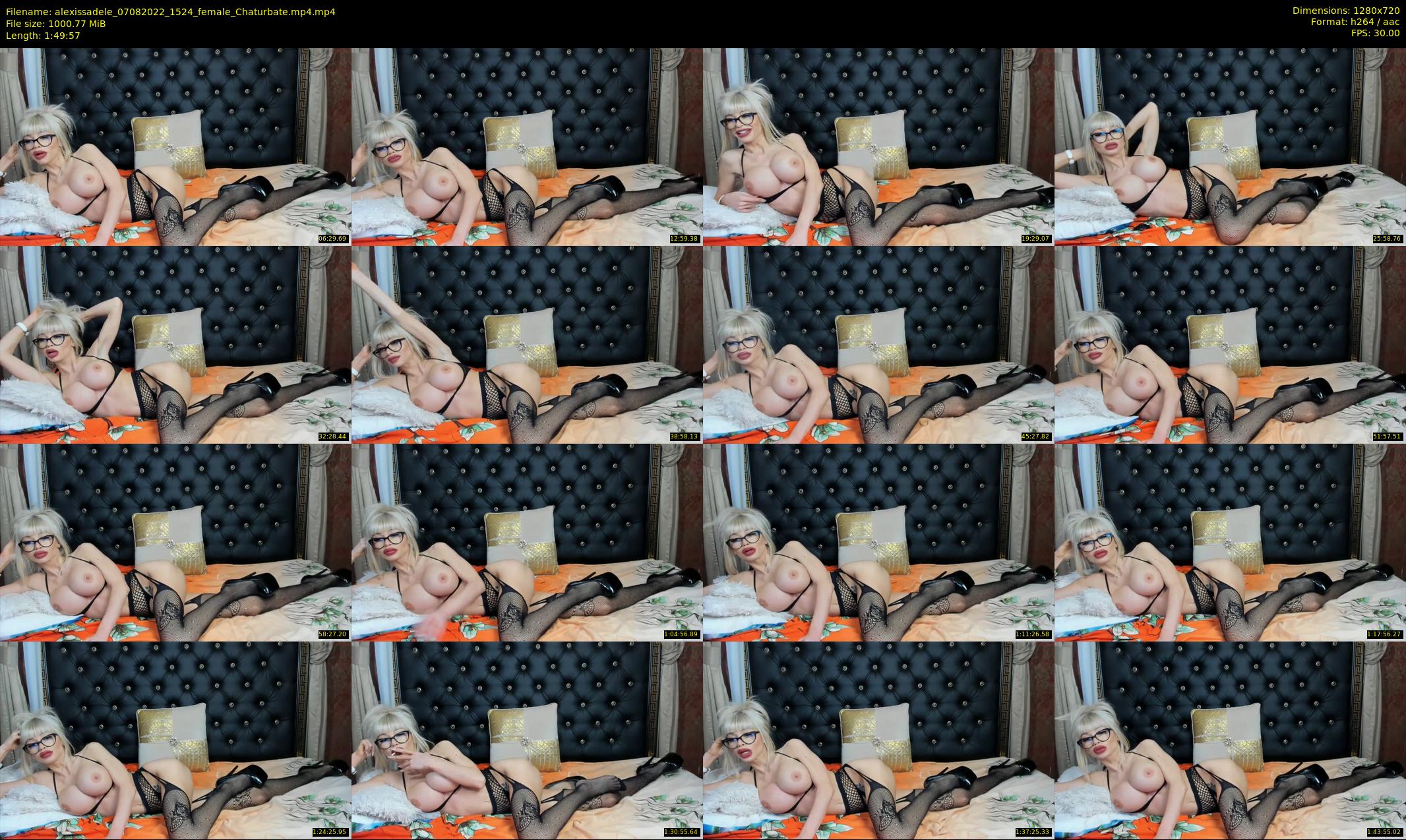 alexissadele — 110 minute Chaturbate female cam show recording, 720p, Aug 7, 2022