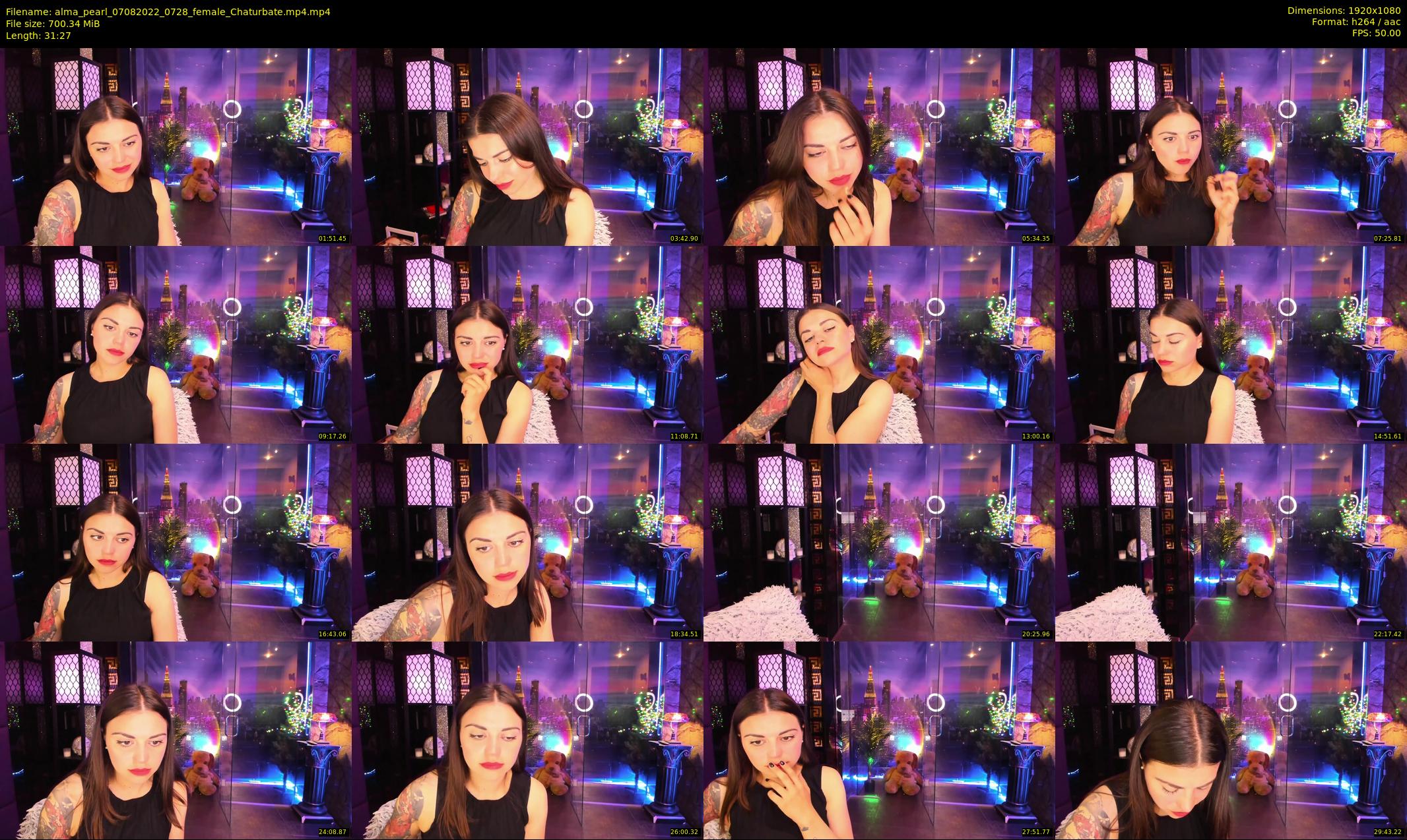alma_pearl — 32 minute Chaturbate female cam show recording, 1080p, Aug 7, 2022