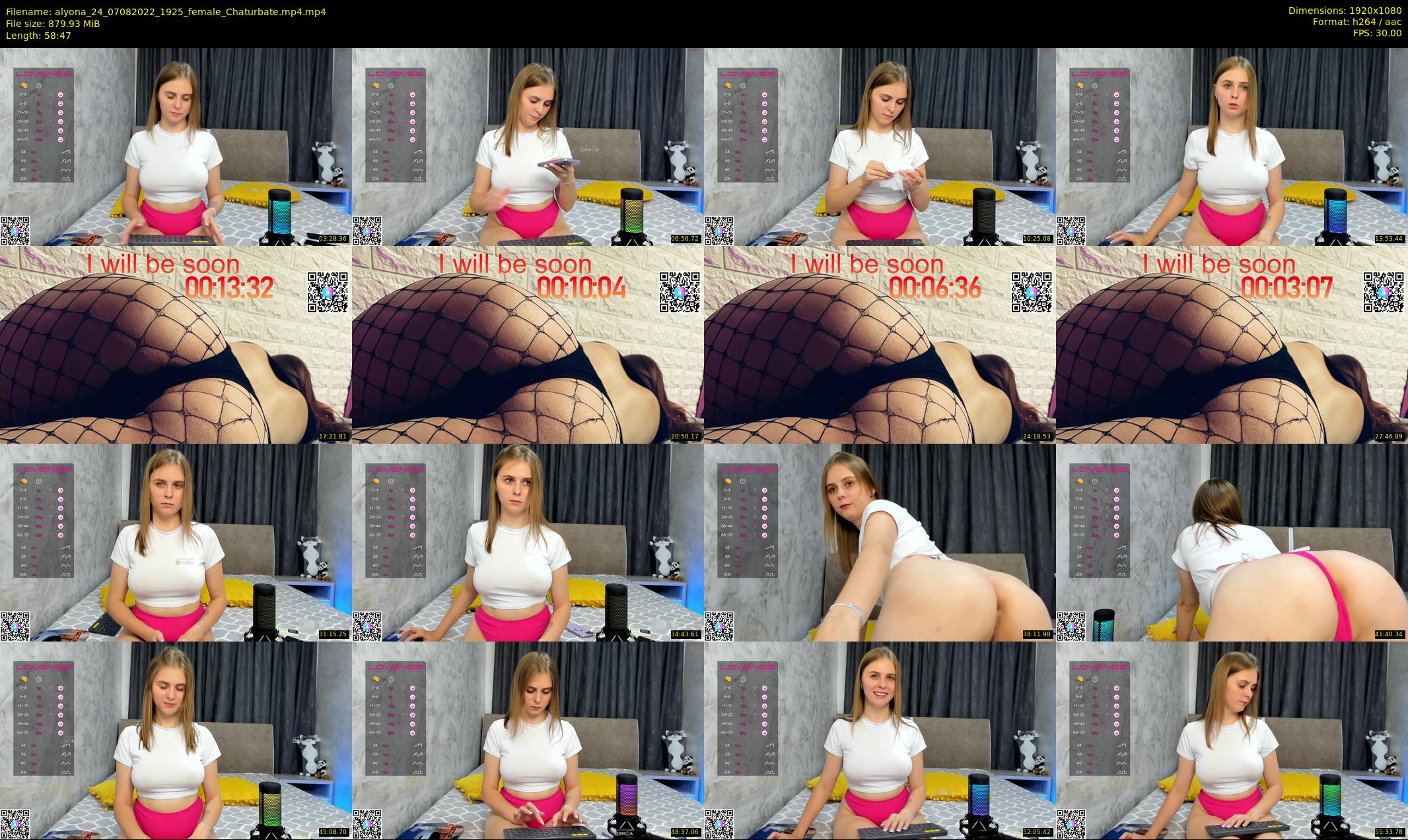alyona_24 — 59 minute Chaturbate female cam show recording, 1080p, Aug 7, 2022