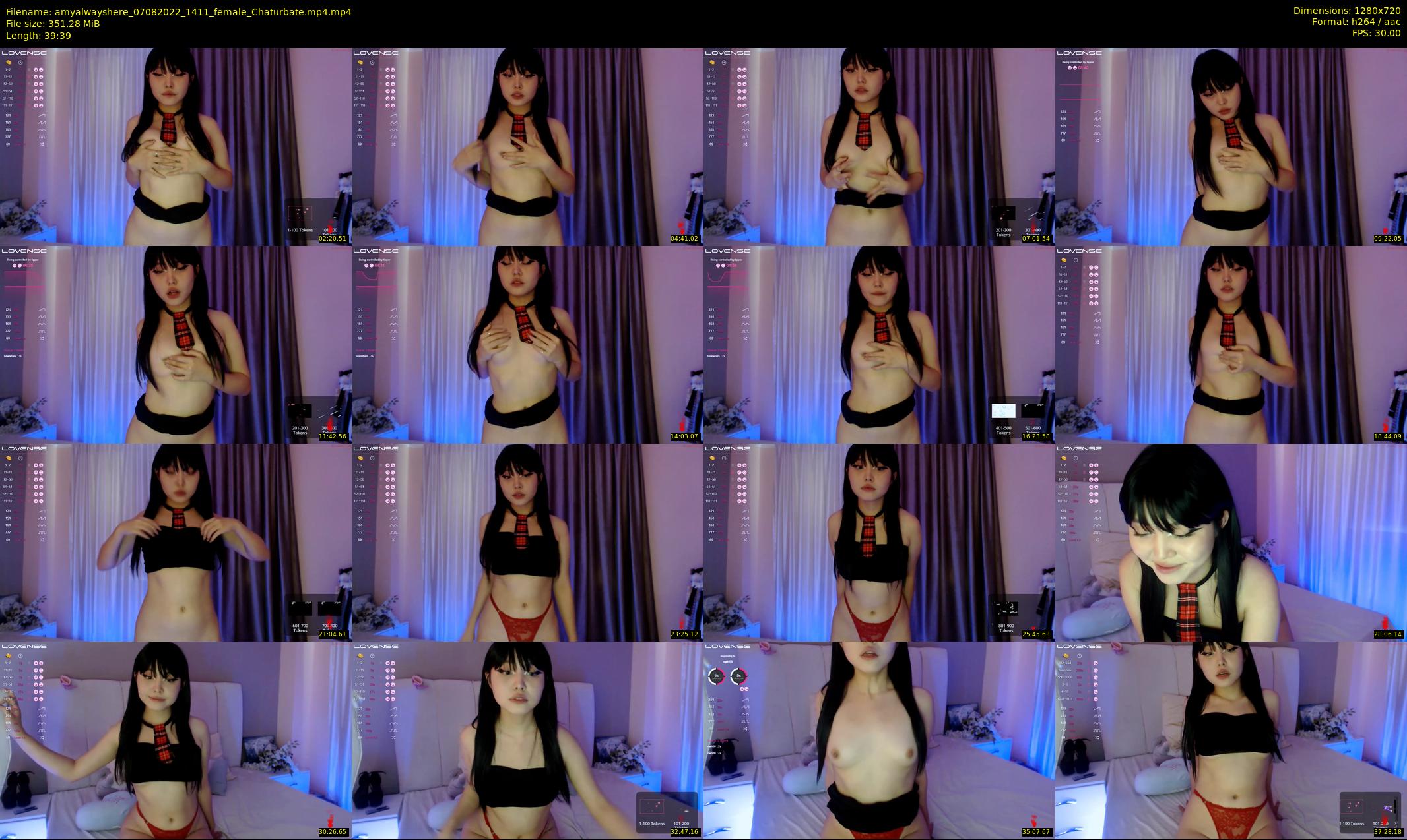 amyalwayshere — 40 minute Chaturbate female cam show recording, 720p, Aug 7, 2022