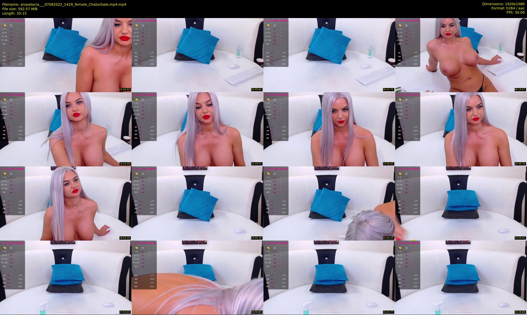 anasstacia__ — 36 minute Chaturbate female cam show recording, 1080p, Aug 7, 2022
