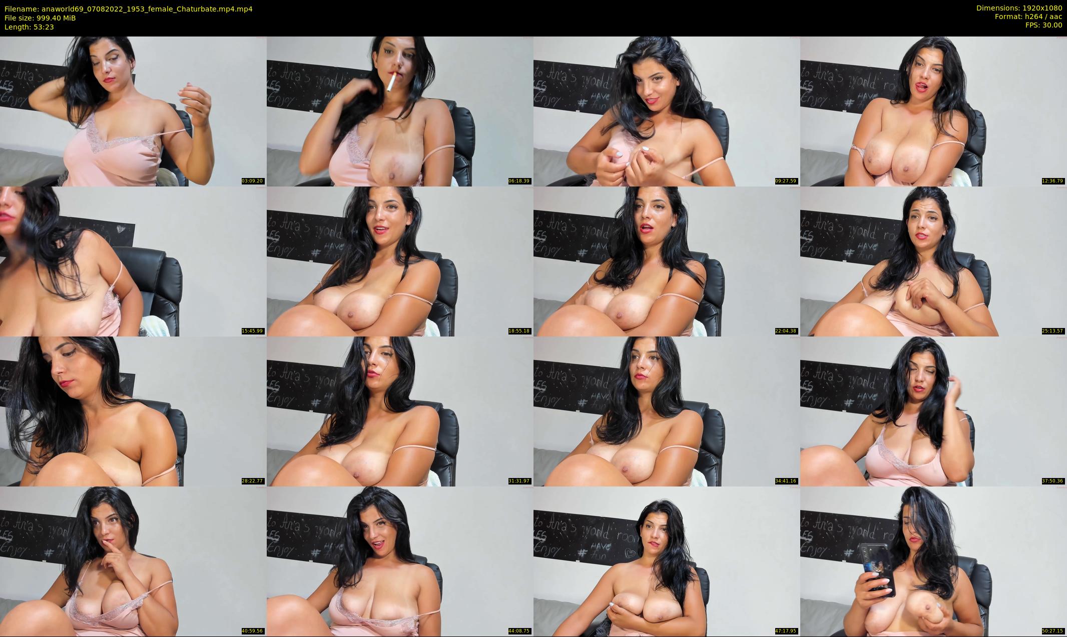 anaworld69 — 54 minute Chaturbate female cam show recording, 1080p, Aug 7, 2022