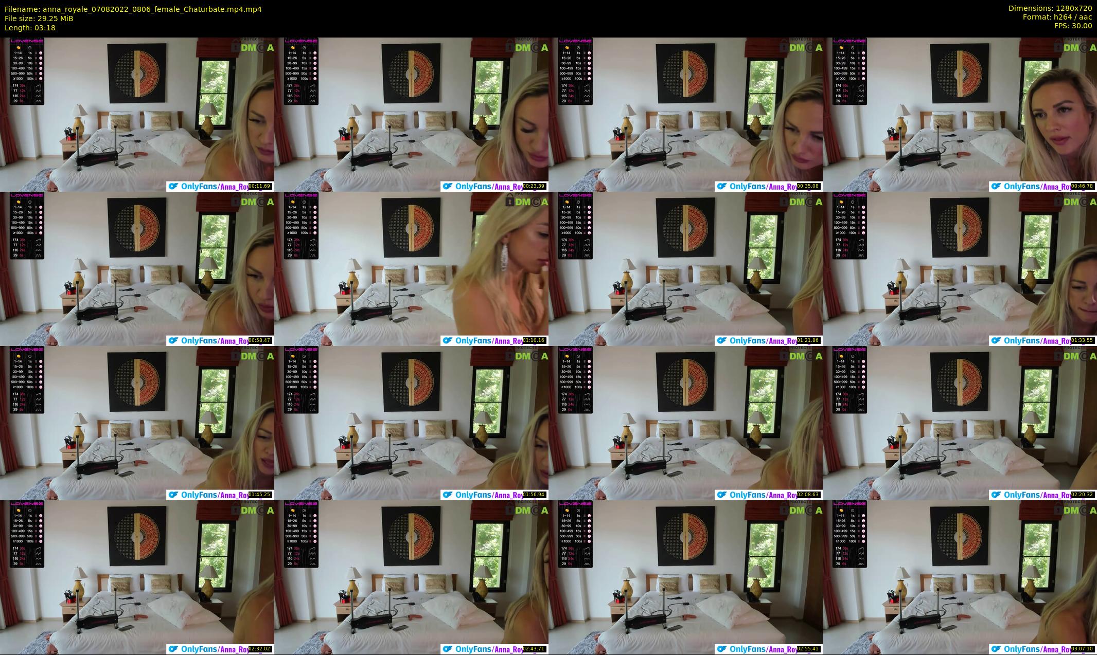 anna_royale — 4 minute Chaturbate female cam show recording, 720p, Aug 7, 2022