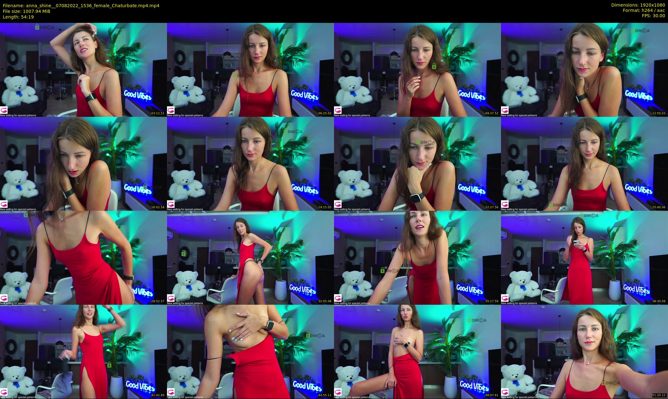 anna_shine_ — 55 minute Chaturbate female cam show recording, 1080p, Aug 7, 2022