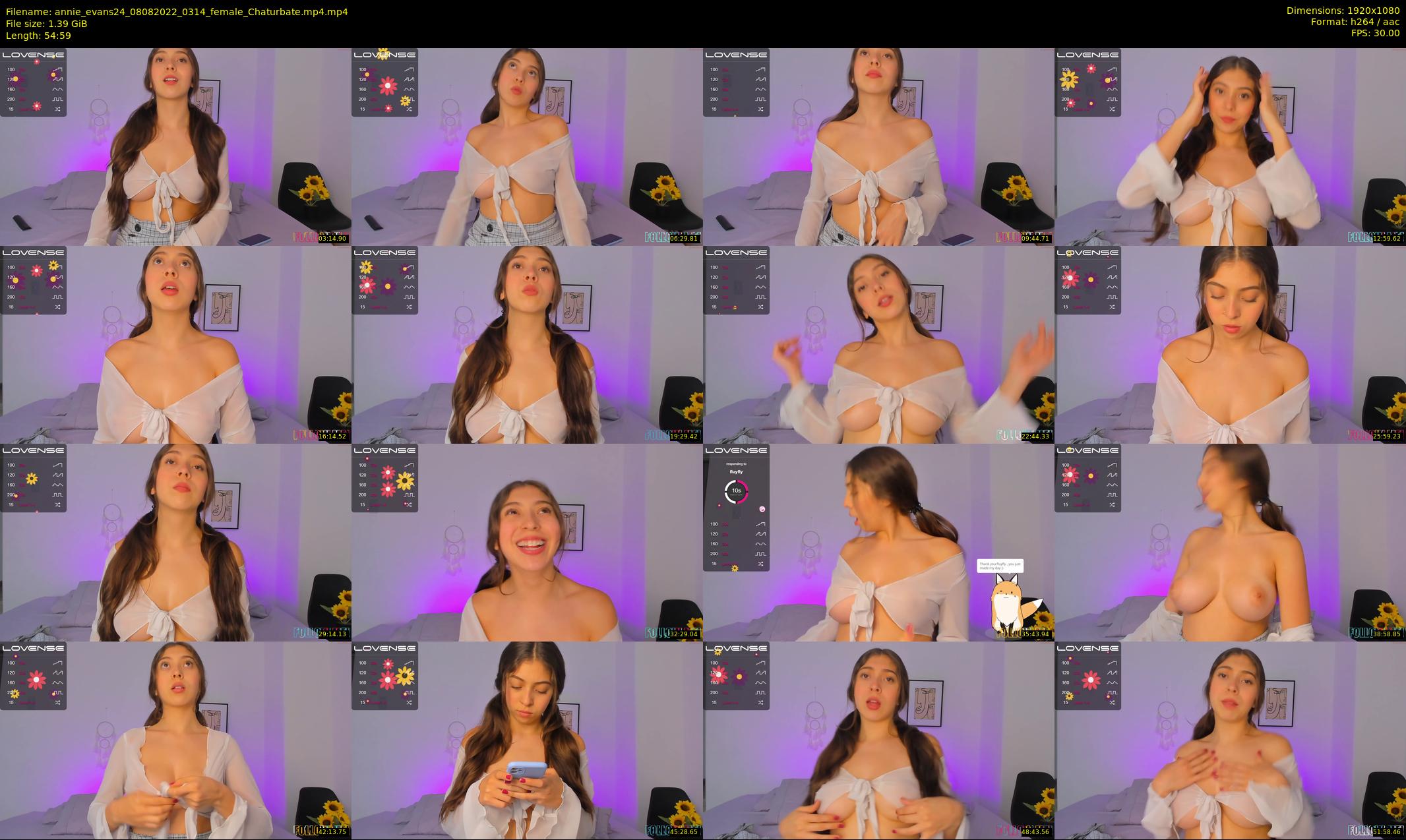 annie_evans24 — 55 minute Chaturbate female cam show recording, 1080p, Aug 8, 2022
