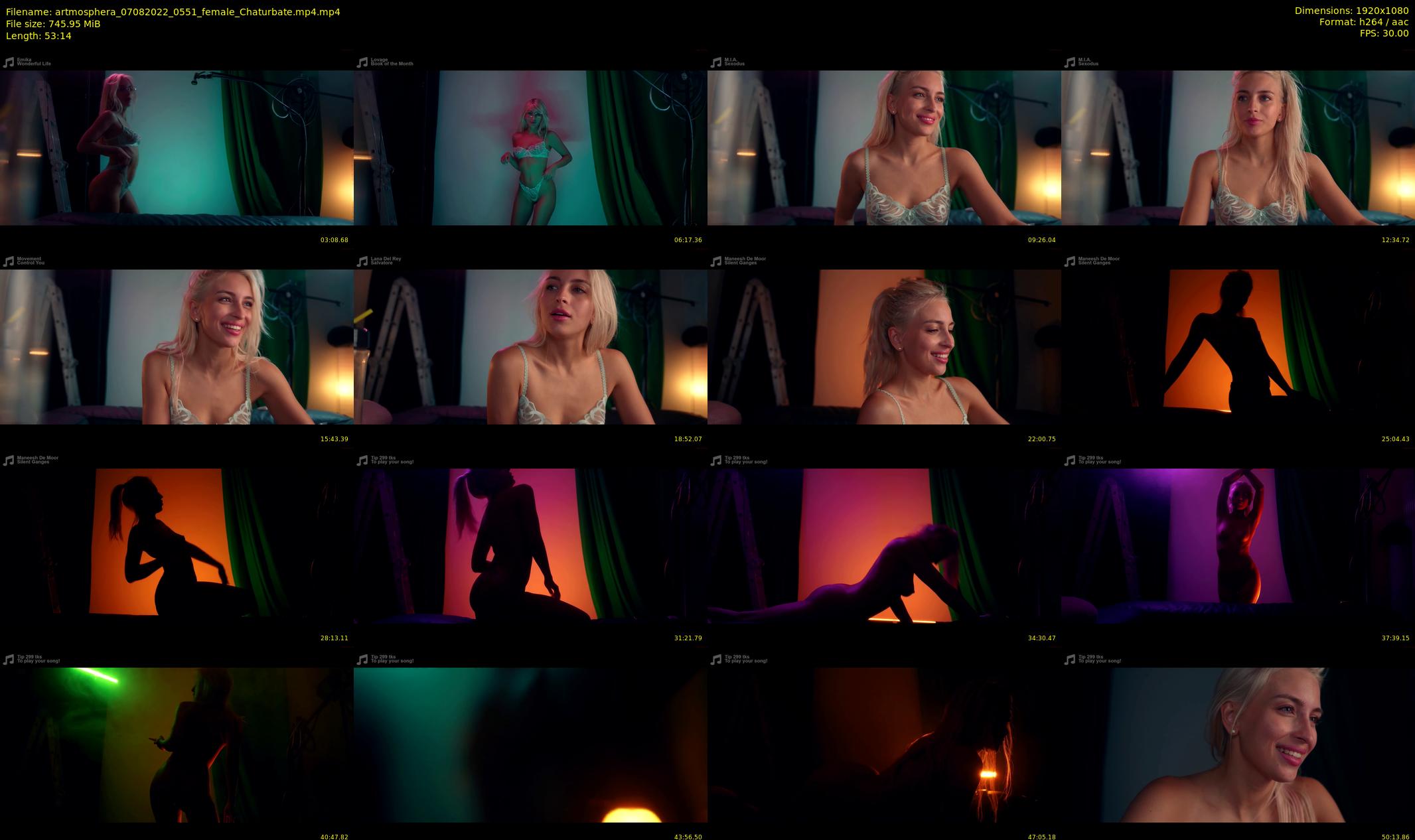 artmosphera — 54 minute Chaturbate female cam show recording, 1080p, Aug 7, 2022