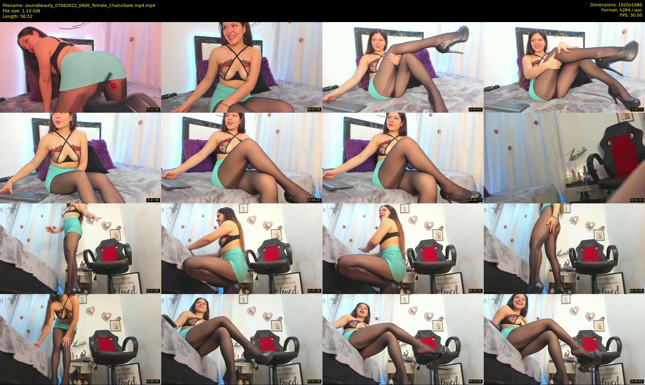 asunabeauty — 57 minute Chaturbate female cam show recording, 1080p, Aug 7, 2022
