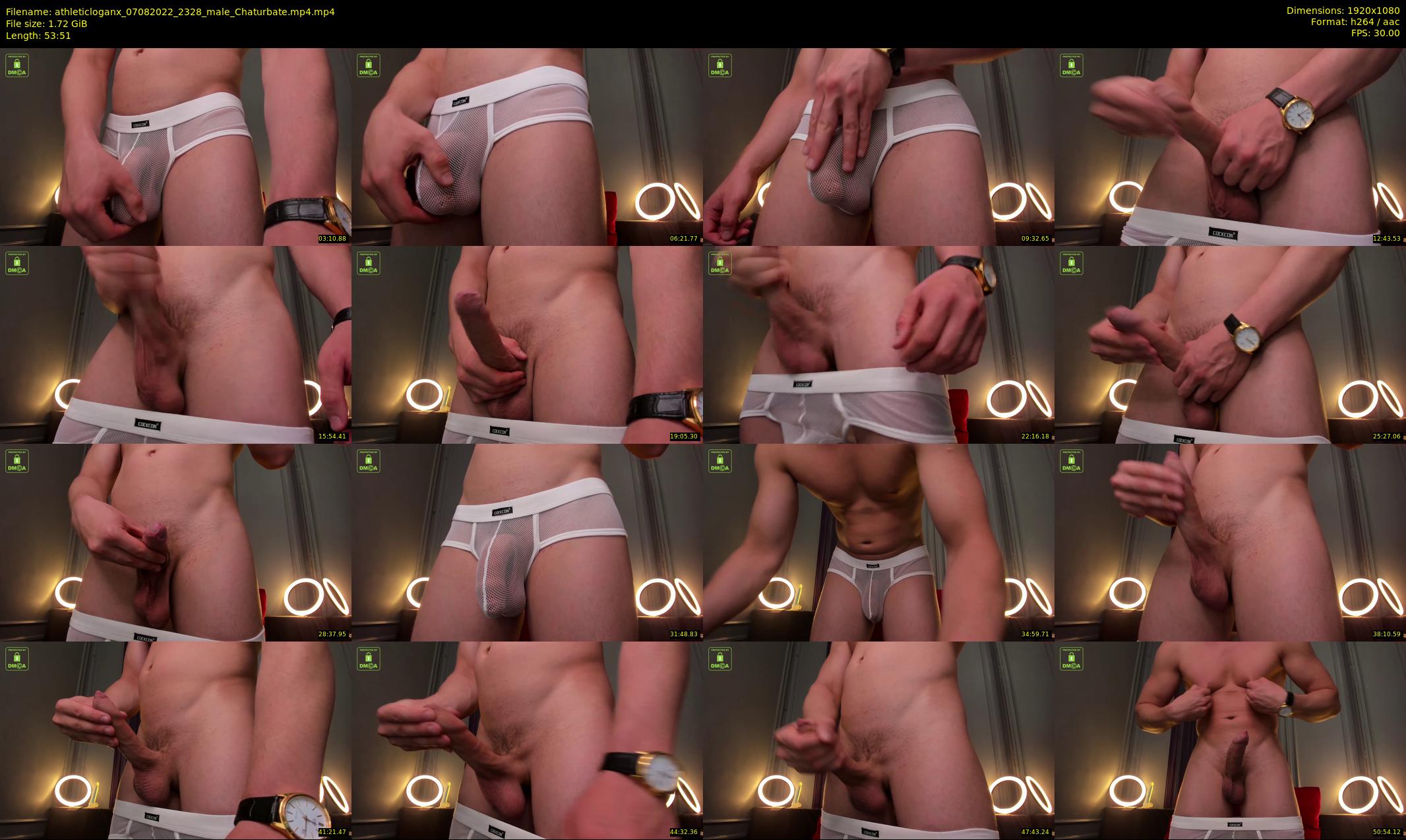 athleticloganx — 54 minute Chaturbate male cam show recording, 1080p, Aug 7, 2022