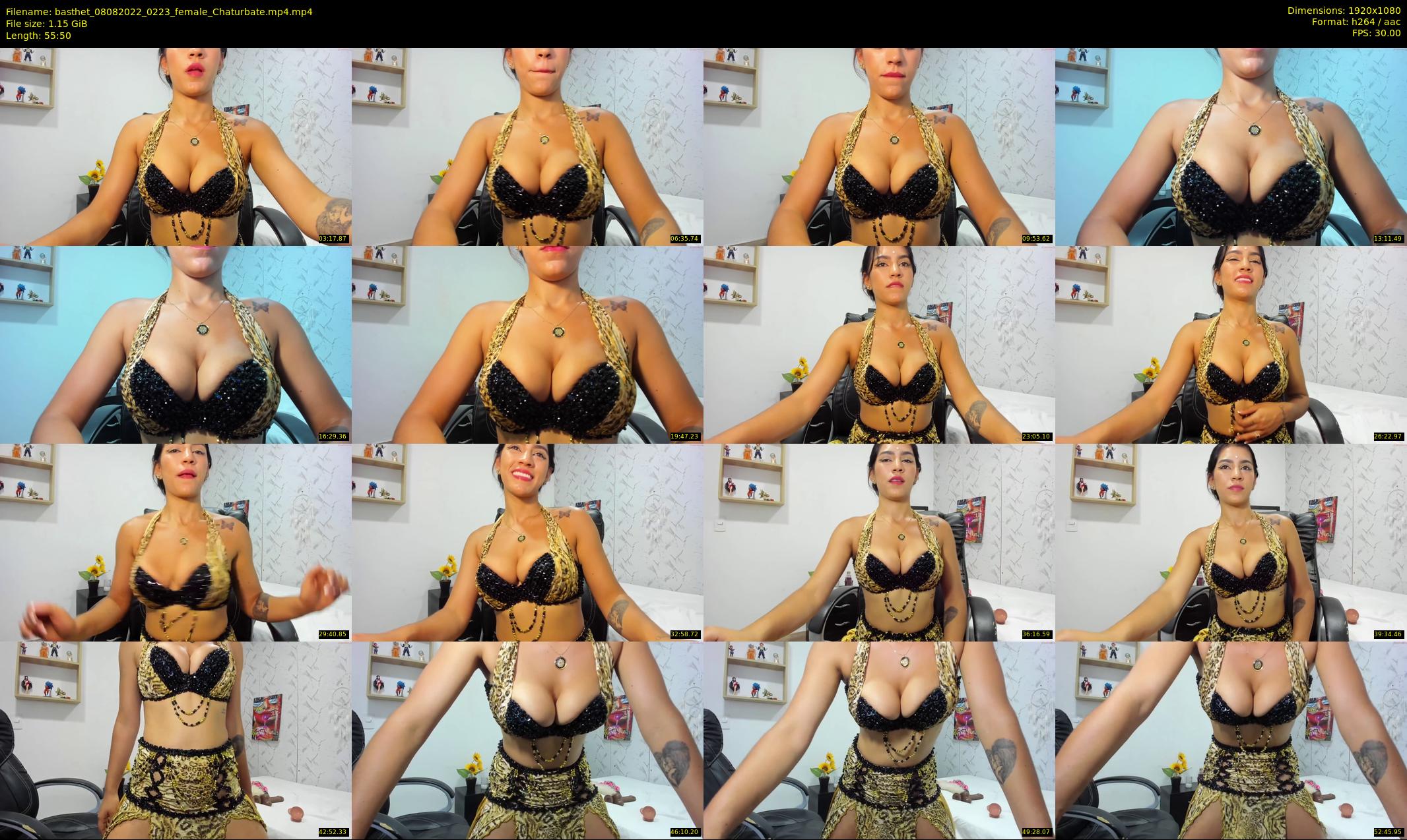 basthet — 56 minute Chaturbate female cam show recording, 1080p, Aug 8, 2022