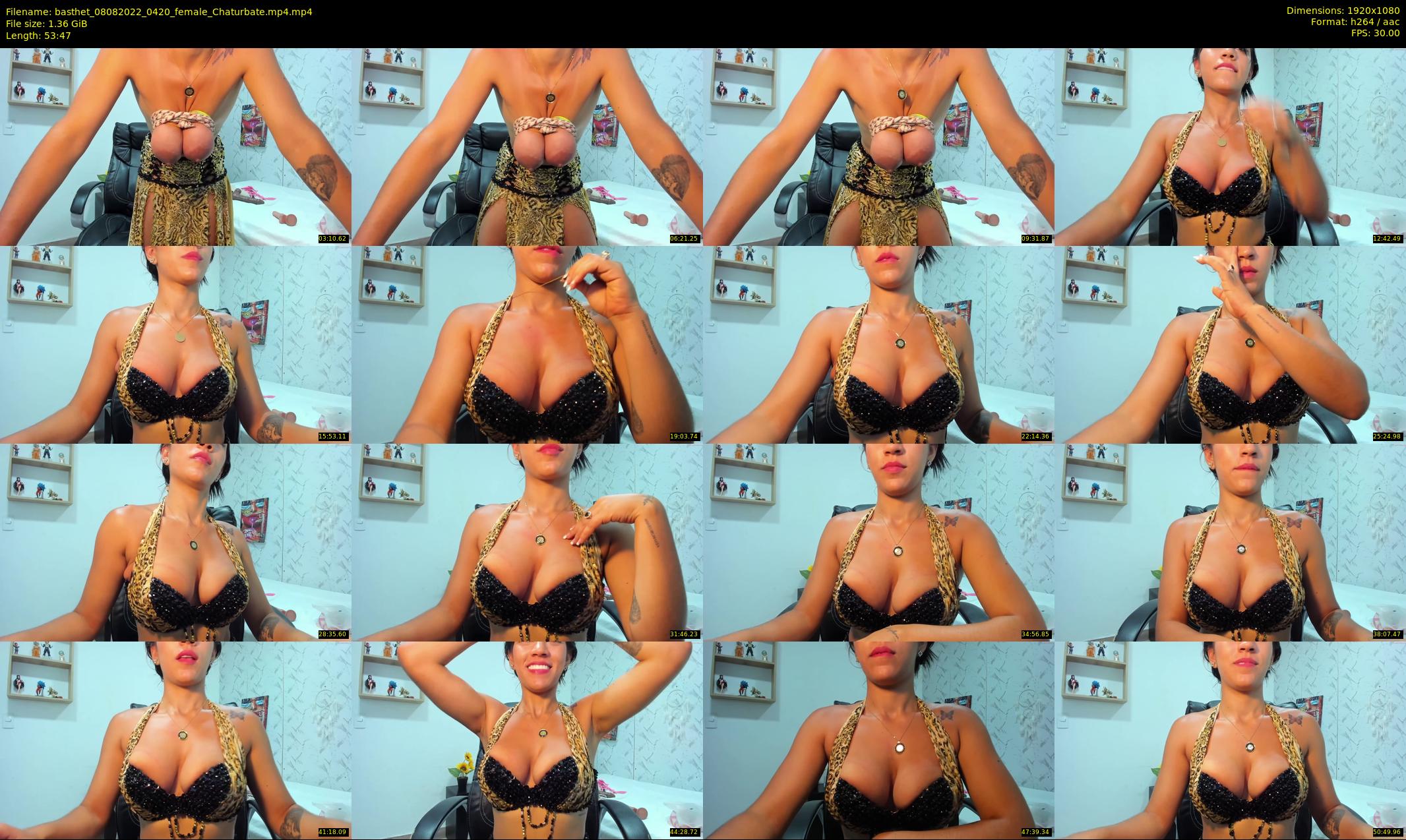 basthet — 54 minute Chaturbate female cam show recording, 1080p, Aug 8, 2022