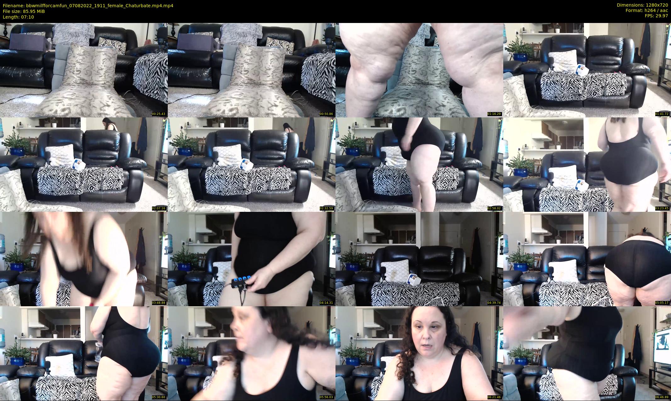 bbwmilfforcamfun — 8 minute Chaturbate female cam show recording, 720p, Aug 7, 2022