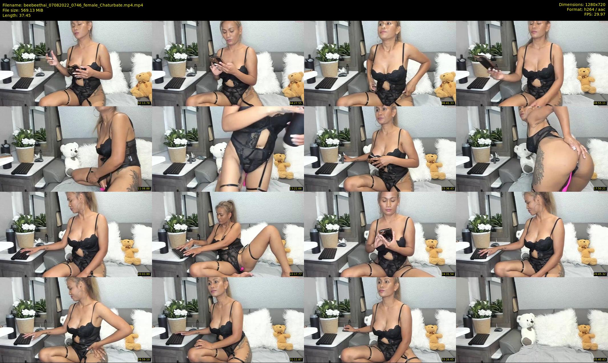 beebeethai — 38 minute Chaturbate female cam show recording, 720p, Aug 7, 2022