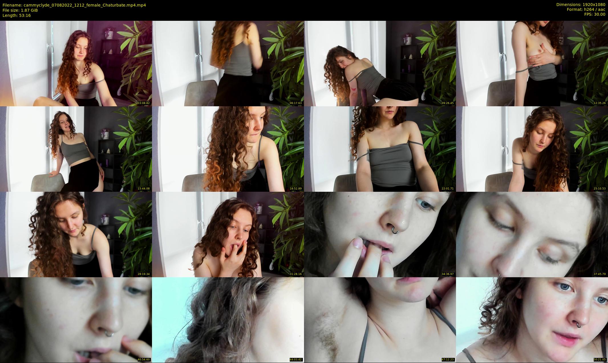 cammyclyde — 54 minute Chaturbate female cam show recording, 1080p, Aug 7, 2022
