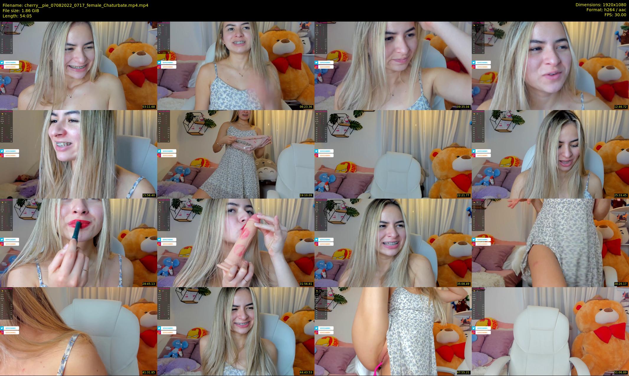 cherry__pie — 55 minute Chaturbate female cam show recording, 1080p, Aug 7, 2022