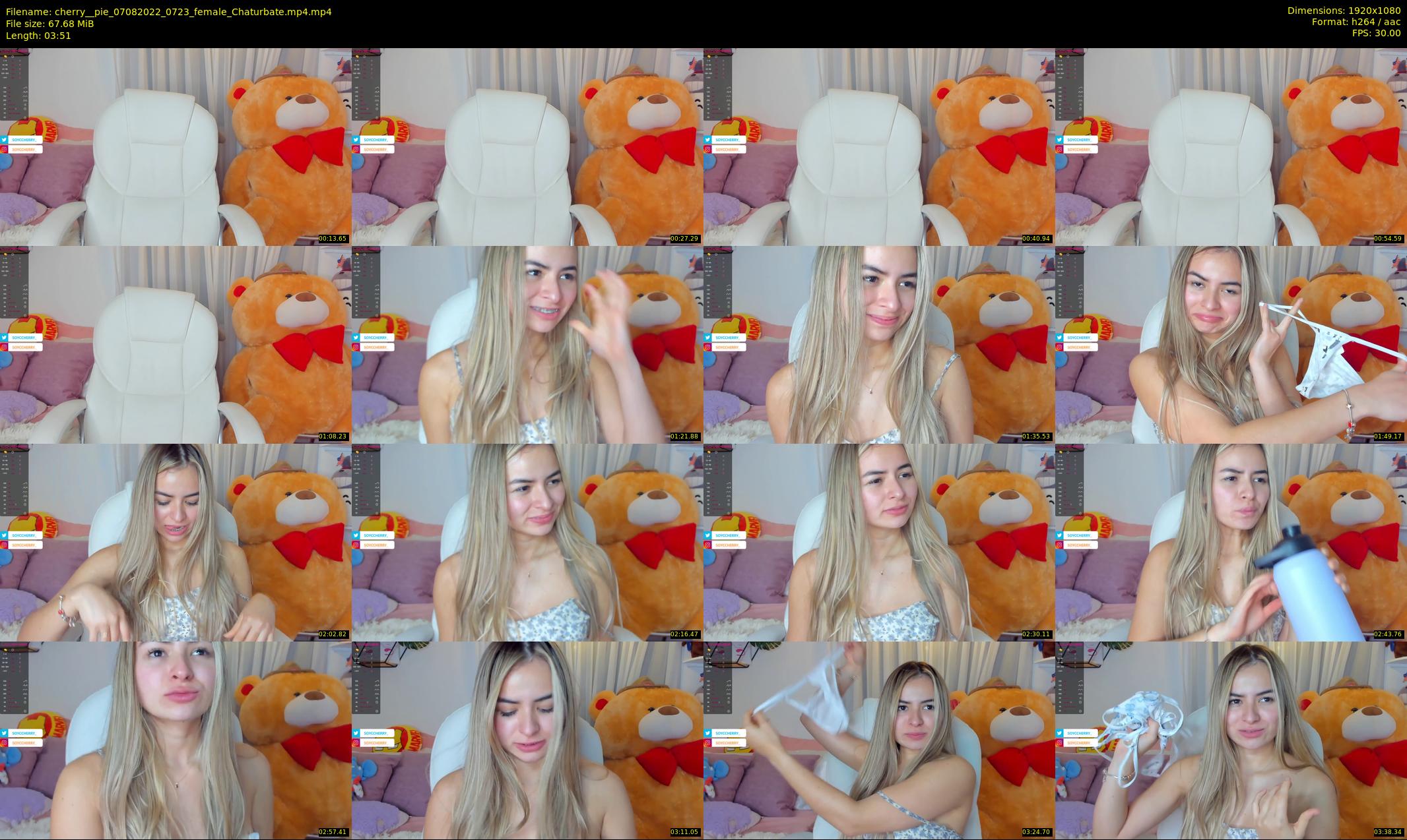 cherry__pie — 4 minute Chaturbate female cam show recording, 1080p, Aug 7, 2022