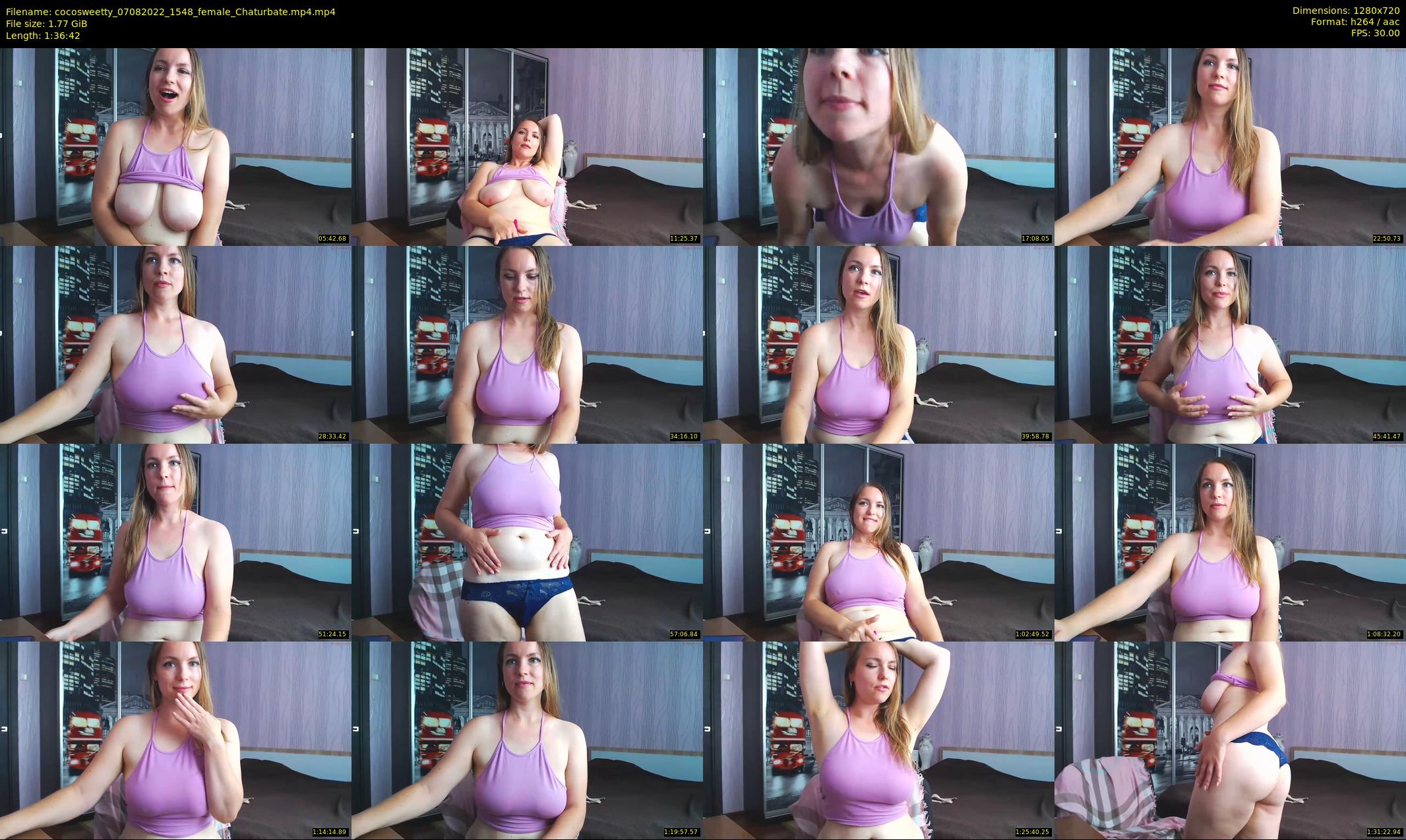 cocosweetty — 97 minute Chaturbate female cam show recording, 720p, Aug 7, 2022