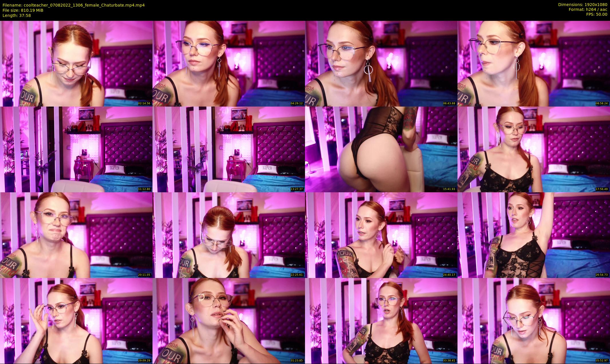 coolteacher — 38 minute Chaturbate female cam show recording, 1080p, Aug 7, 2022