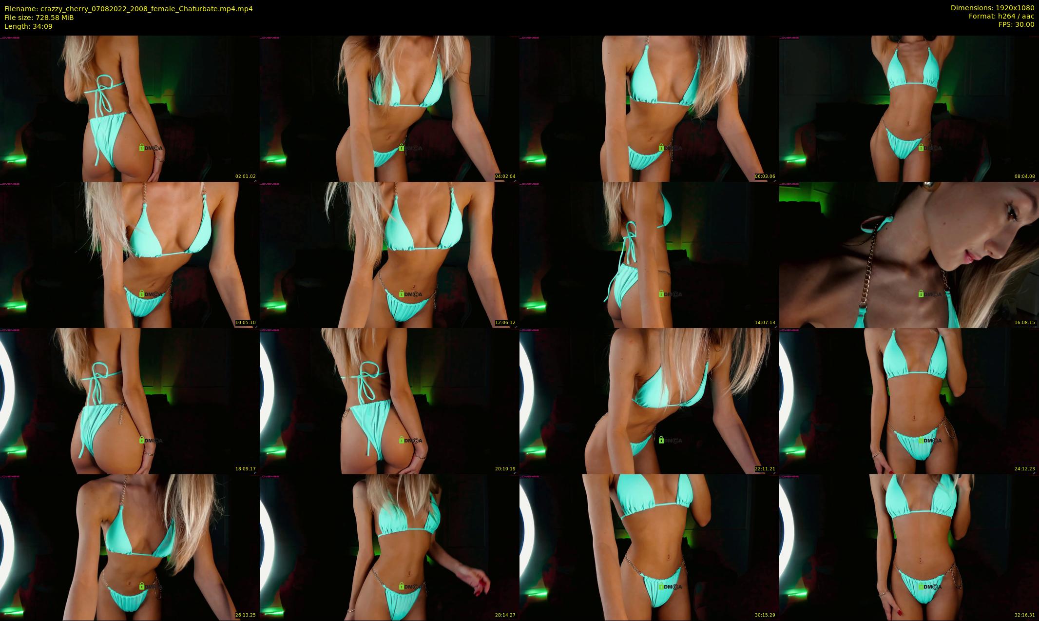 crazzy_cherry — 35 minute Chaturbate female cam show recording, 1080p, Aug 7, 2022