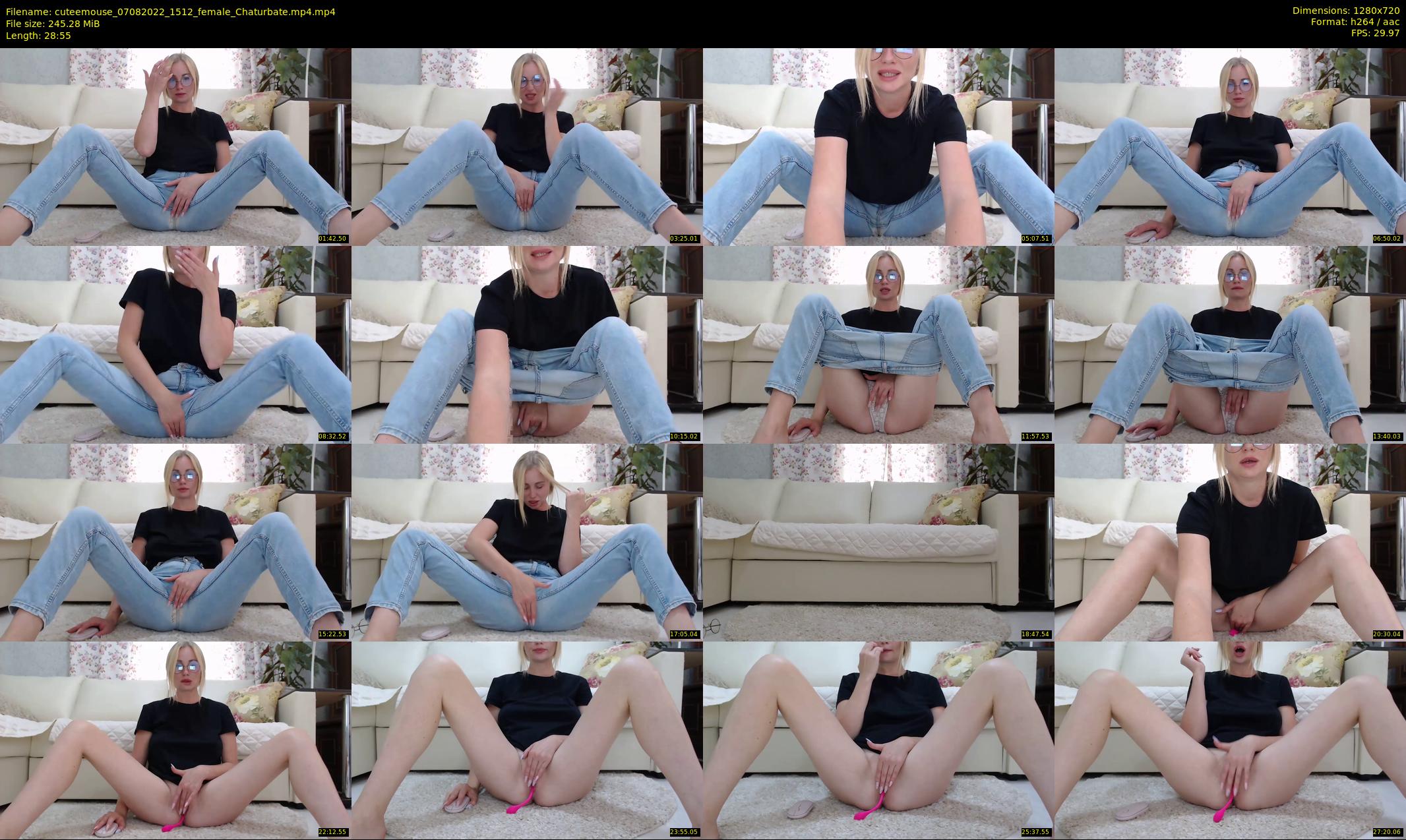 cuteemouse — 29 minute Chaturbate female cam show recording, 720p, Aug 7, 2022