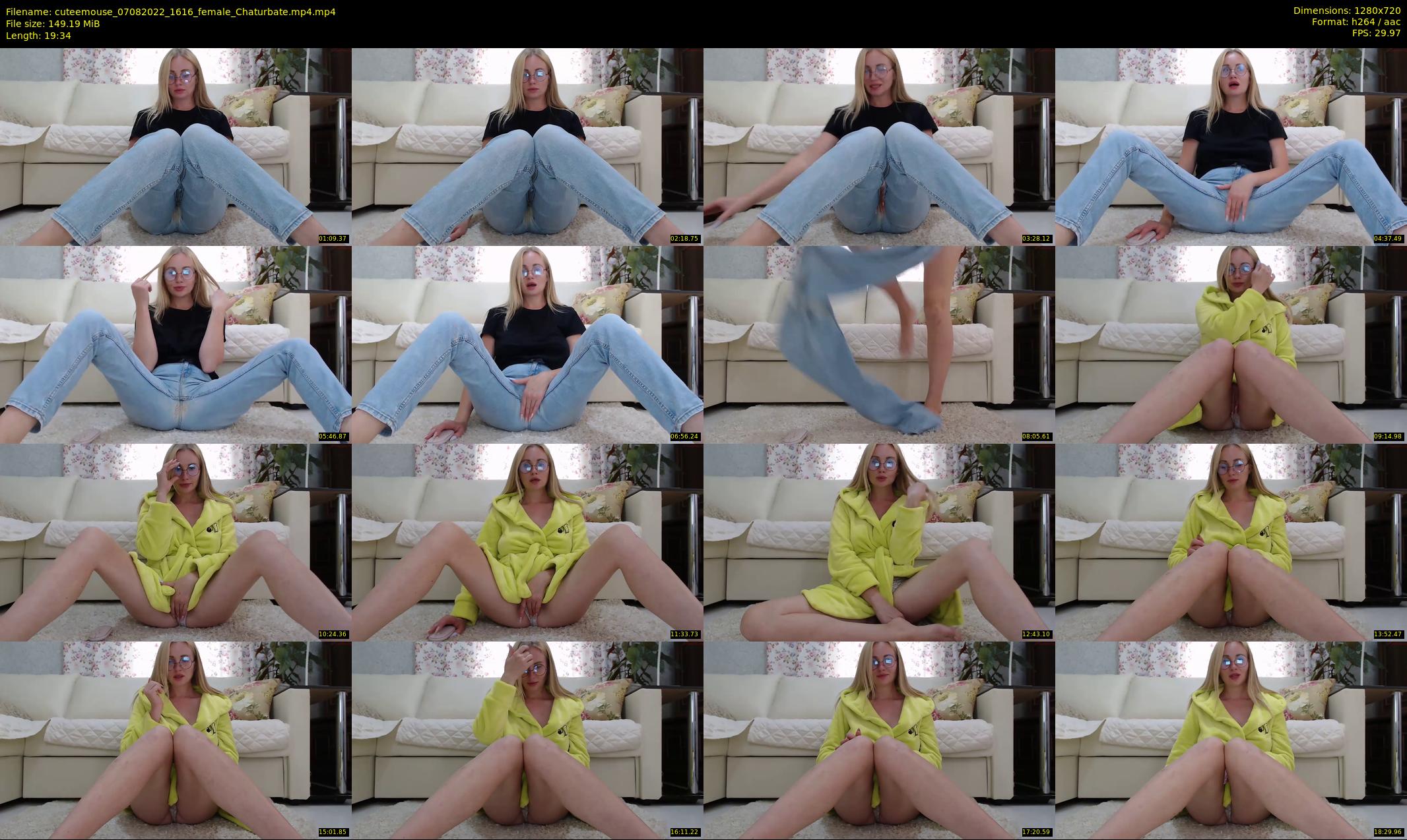 cuteemouse — 20 minute Chaturbate female cam show recording, 720p, Aug 7, 2022