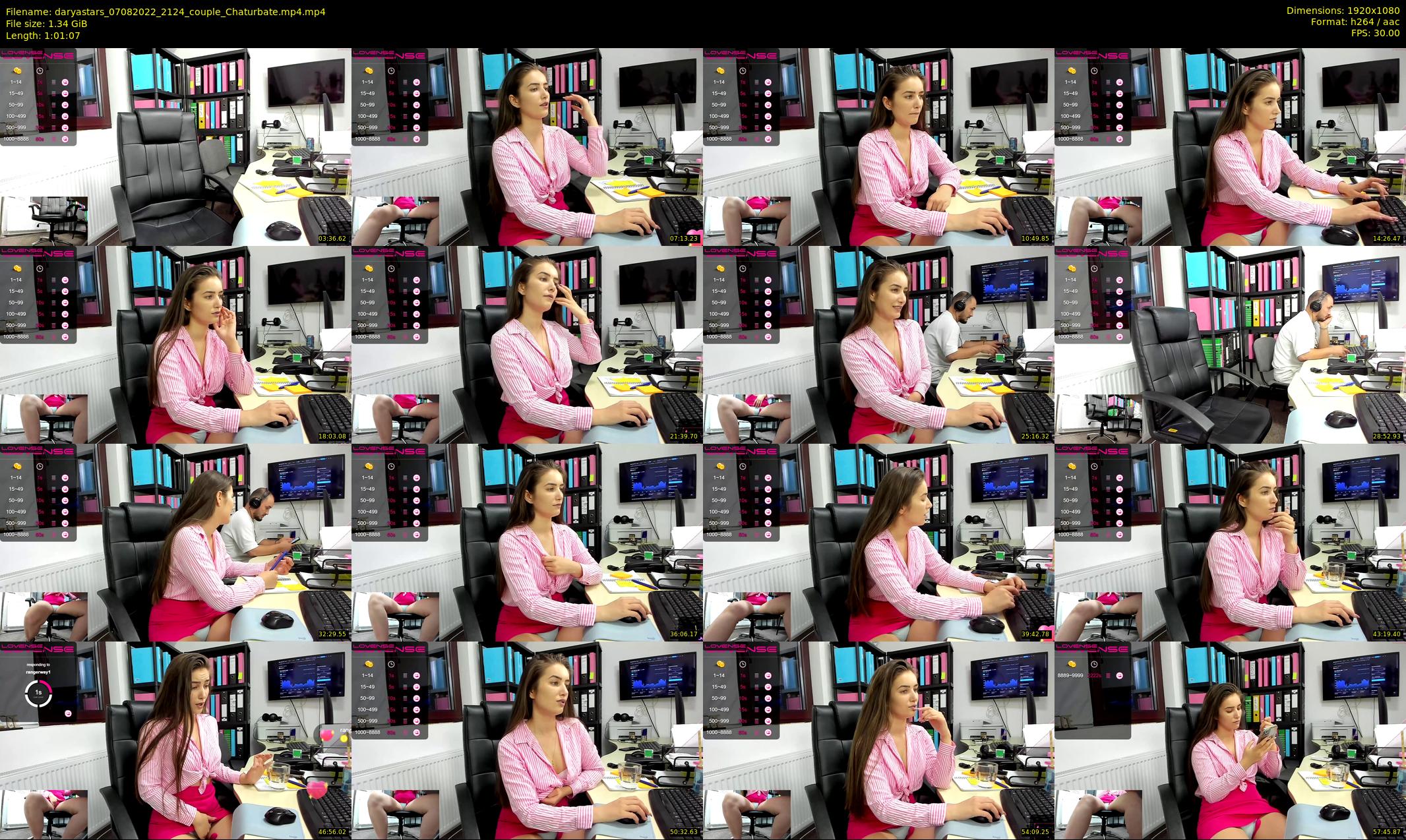 daryastars — 62 minute Chaturbate couple cam show recording, 1080p, Aug 7, 2022