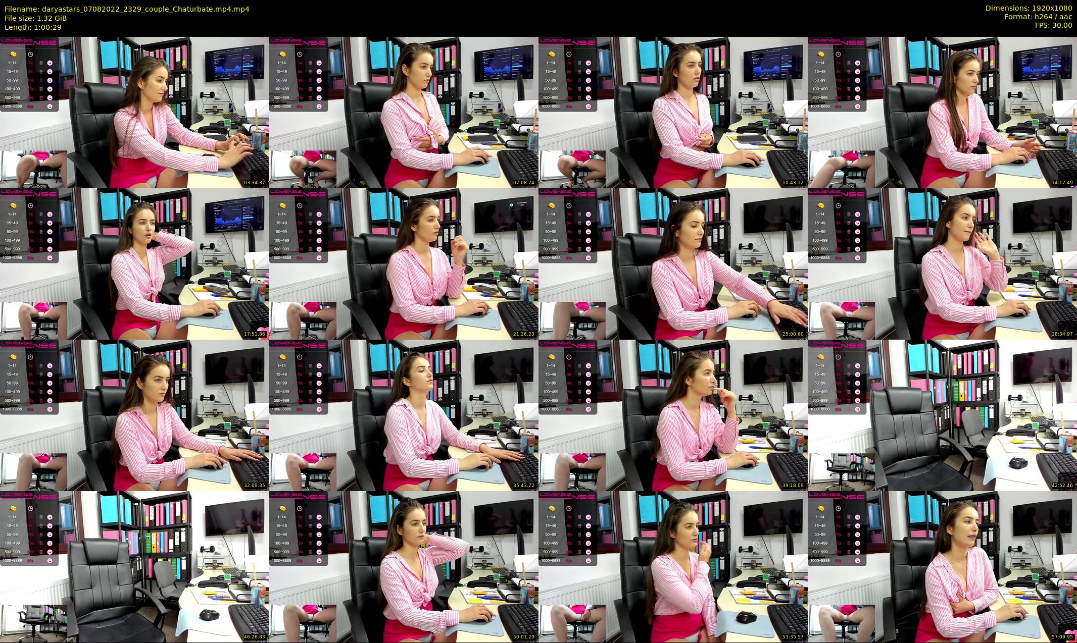 daryastars — 61 minute Chaturbate couple cam show recording, 1080p, Aug 7, 2022