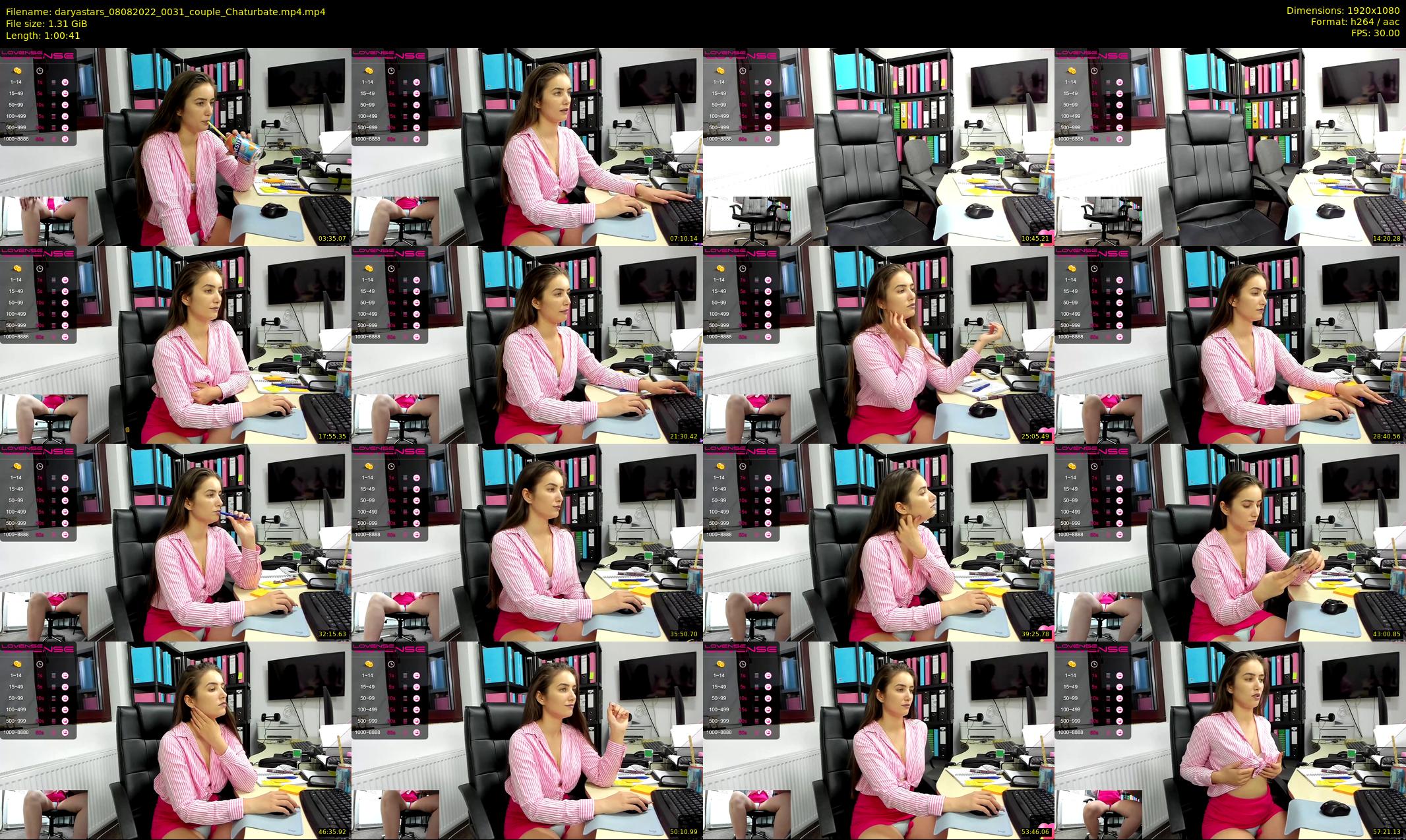 daryastars — 61 minute Chaturbate couple cam show recording, 1080p, Aug 8, 2022