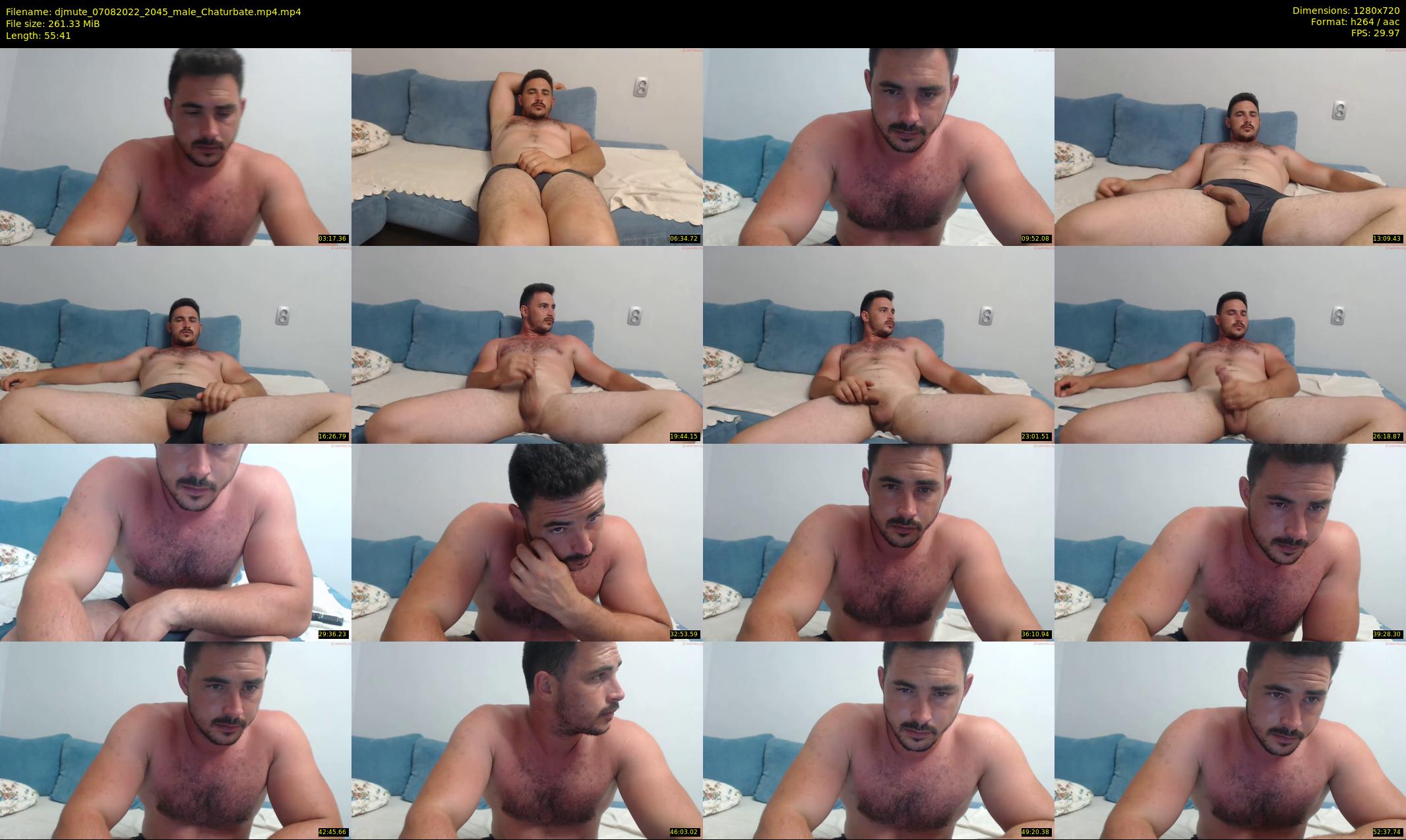 djmute — 56 minute Chaturbate male cam show recording, 720p, Aug 7, 2022
