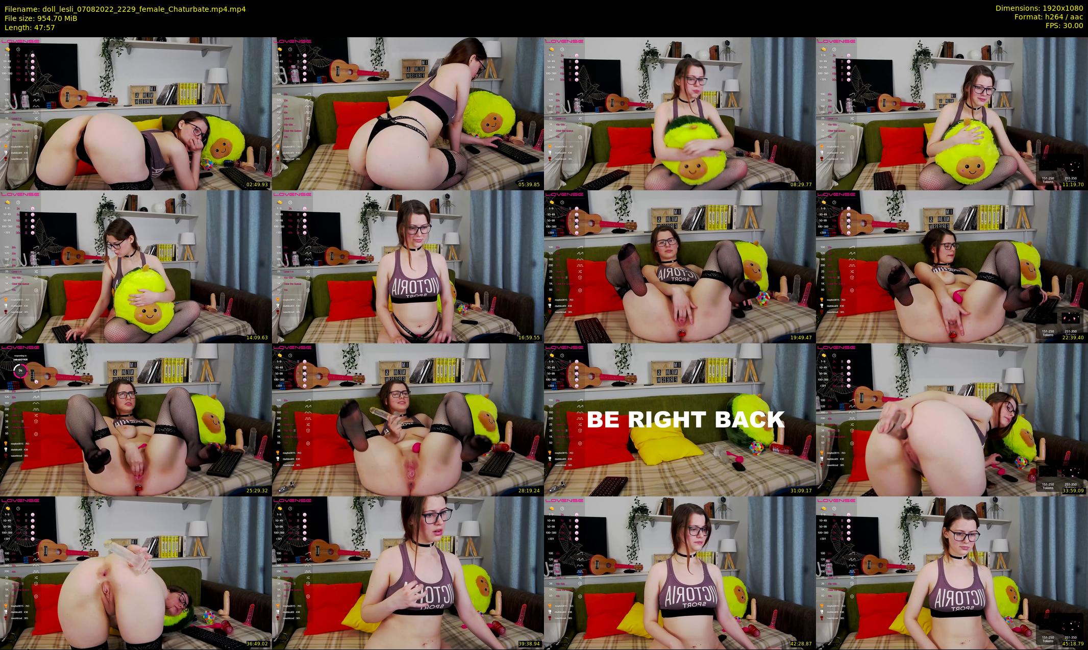doll_lesli — 48 minute Chaturbate female cam show recording, 1080p, Aug 7, 2022