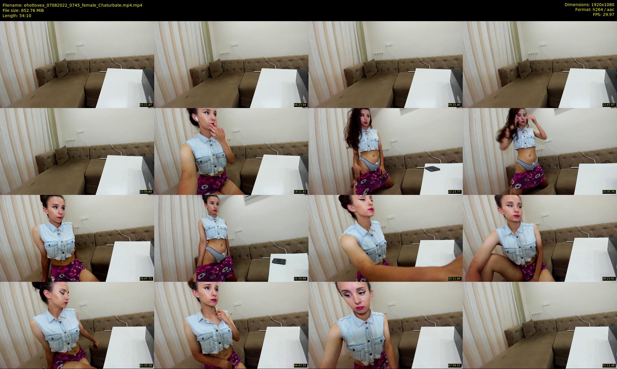 ehotlovea — 55 minute Chaturbate female cam show recording, 1080p, Aug 7, 2022