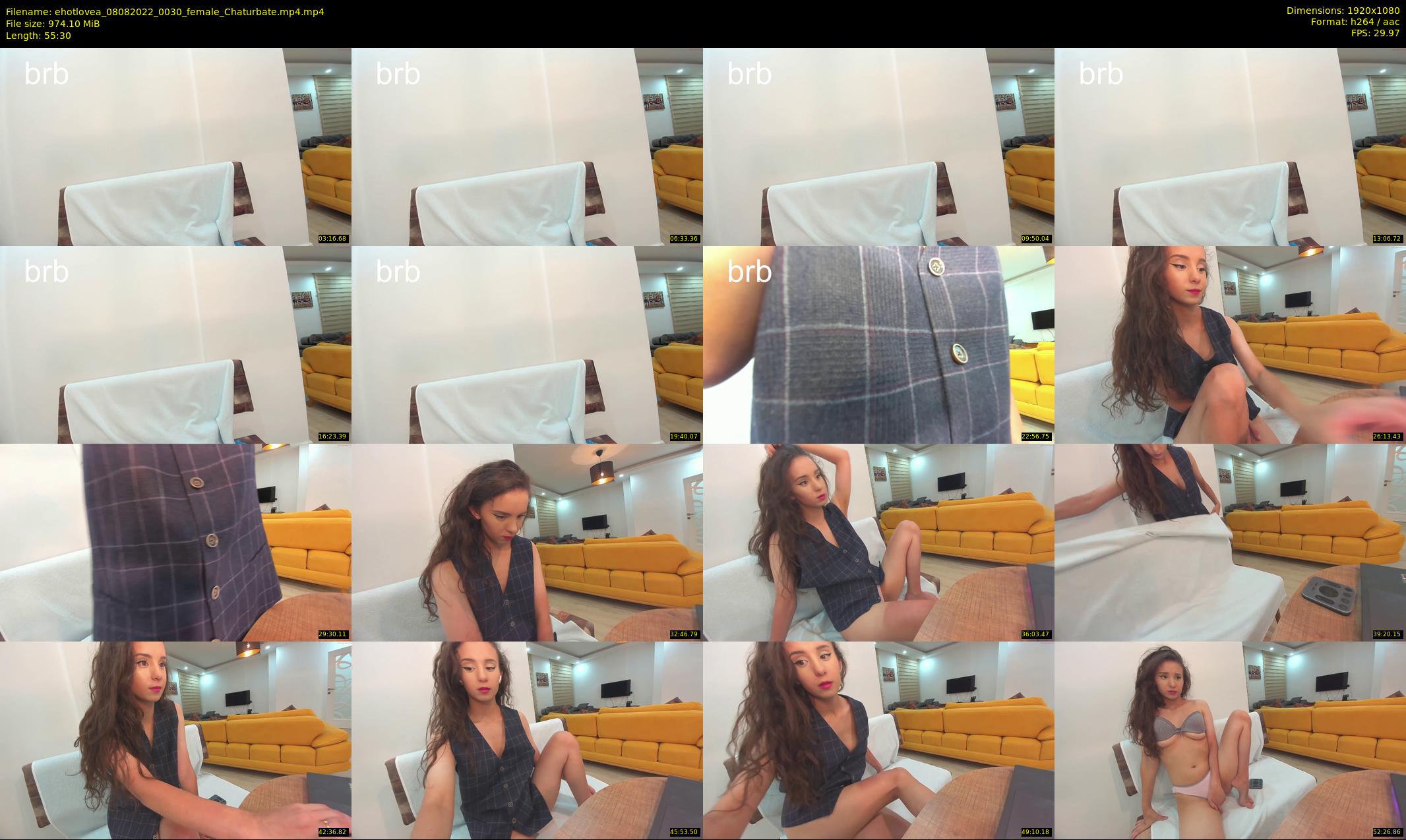 ehotlovea — 56 minute Chaturbate female cam show recording, 1080p, Aug 8, 2022