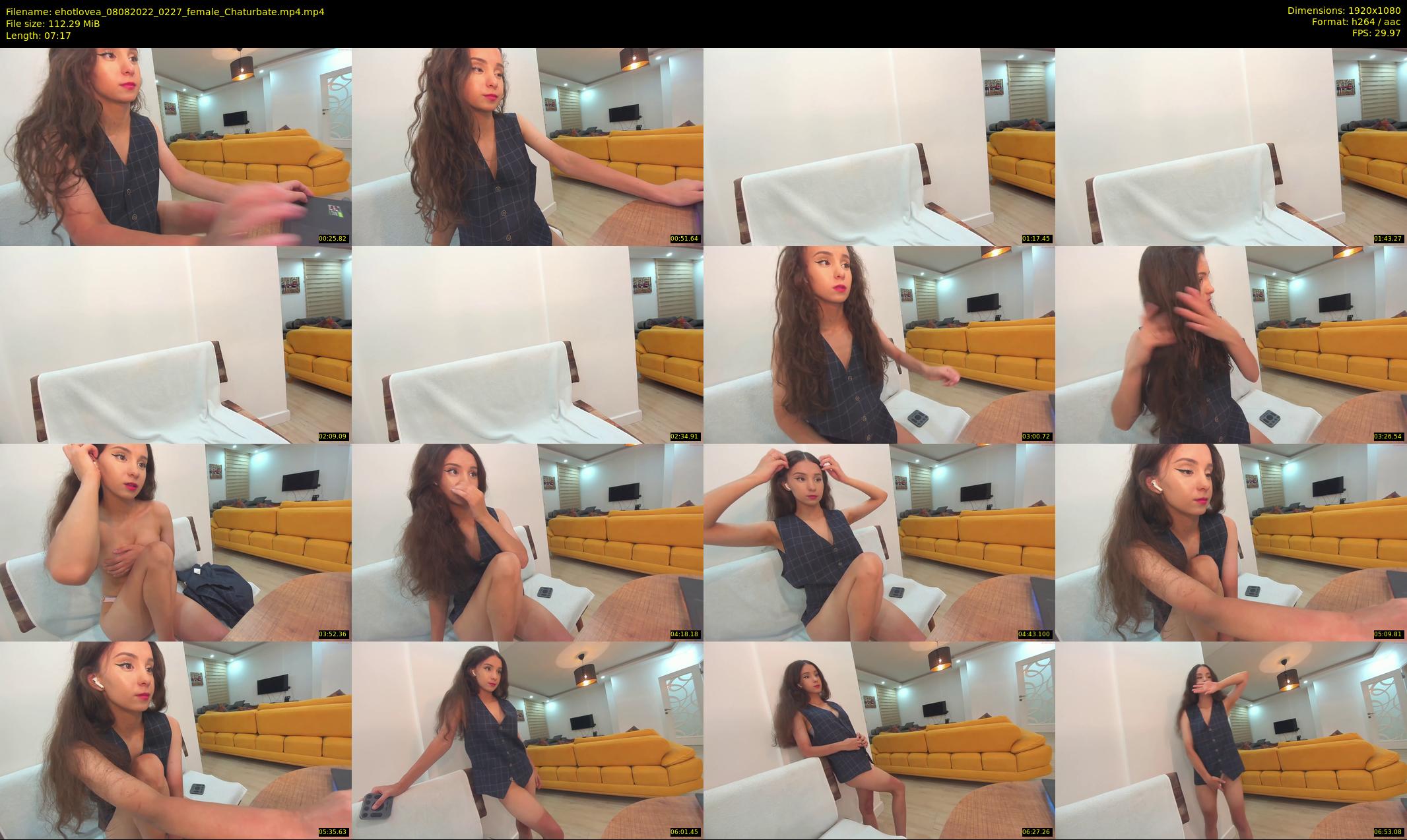 ehotlovea — 8 minute Chaturbate female cam show recording, 1080p, Aug 8, 2022