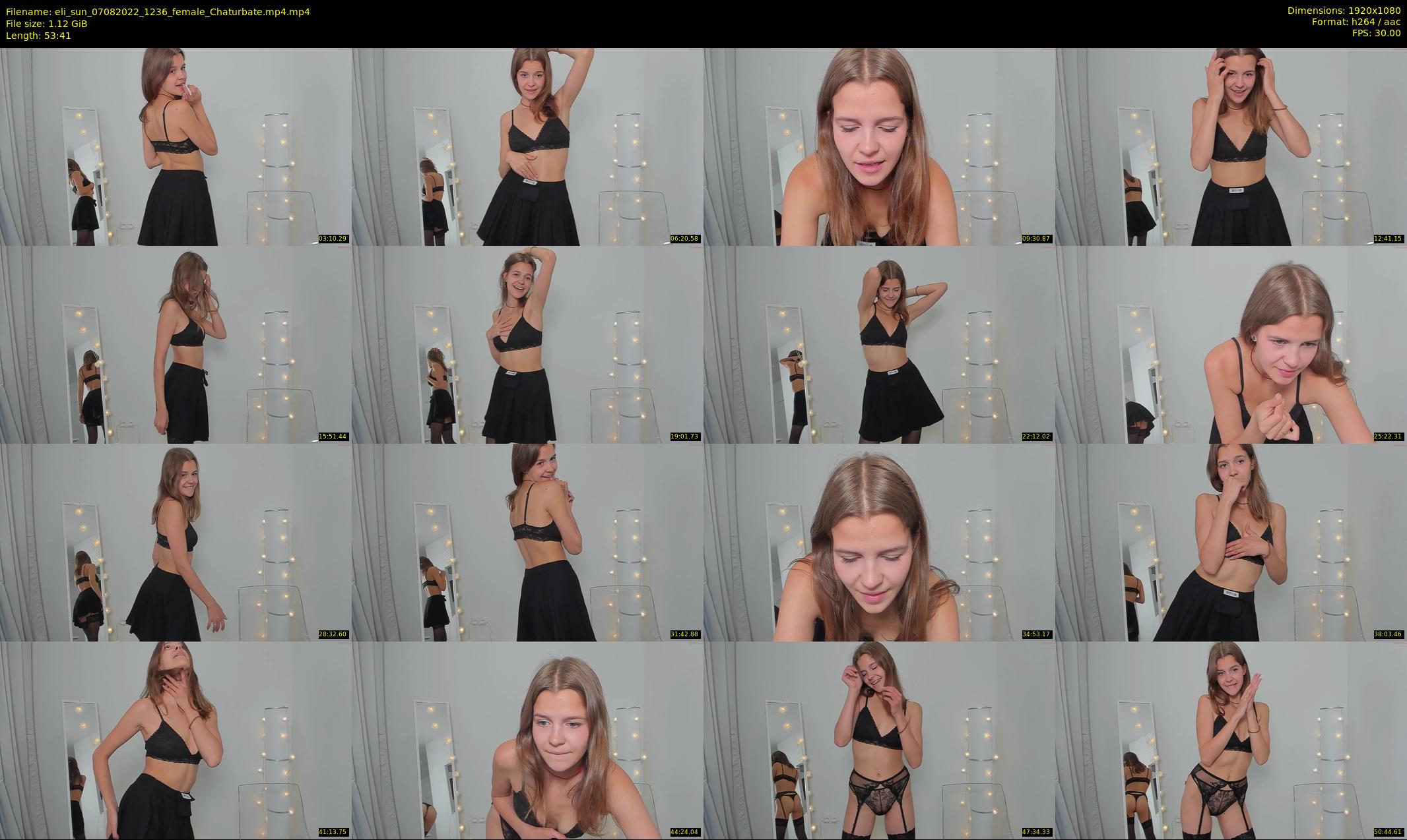 eli_sun — 54 minute Chaturbate female cam show recording, 1080p, Aug 7, 2022
