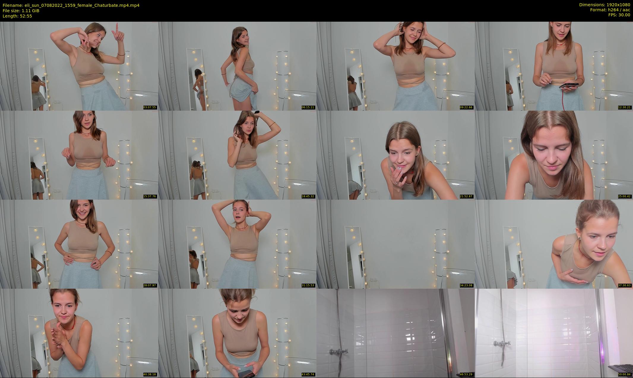eli_sun — 53 minute Chaturbate female cam show recording, 1080p, Aug 7, 2022