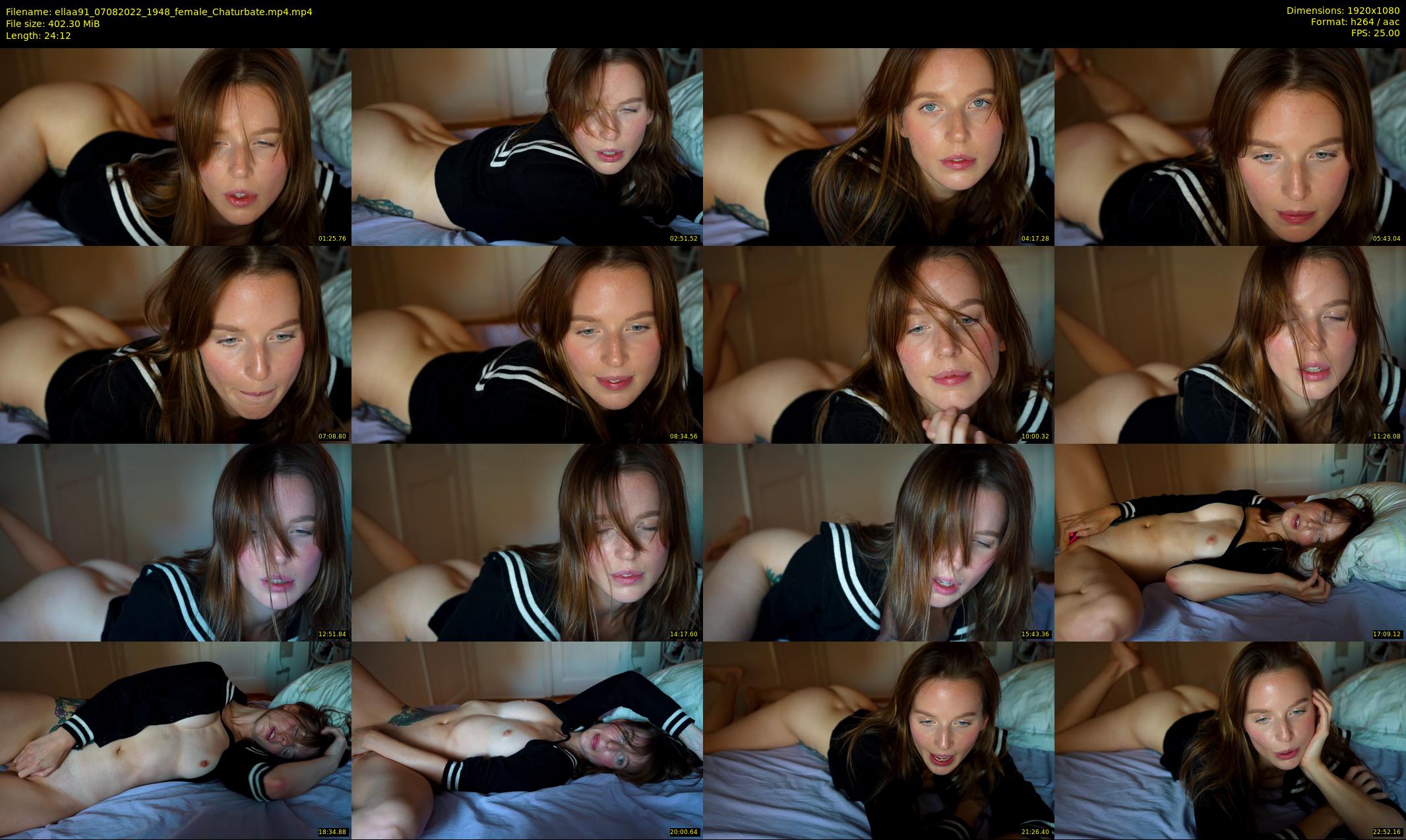 ellaa91 — 25 minute Chaturbate female cam show recording, 1080p, Aug 7, 2022