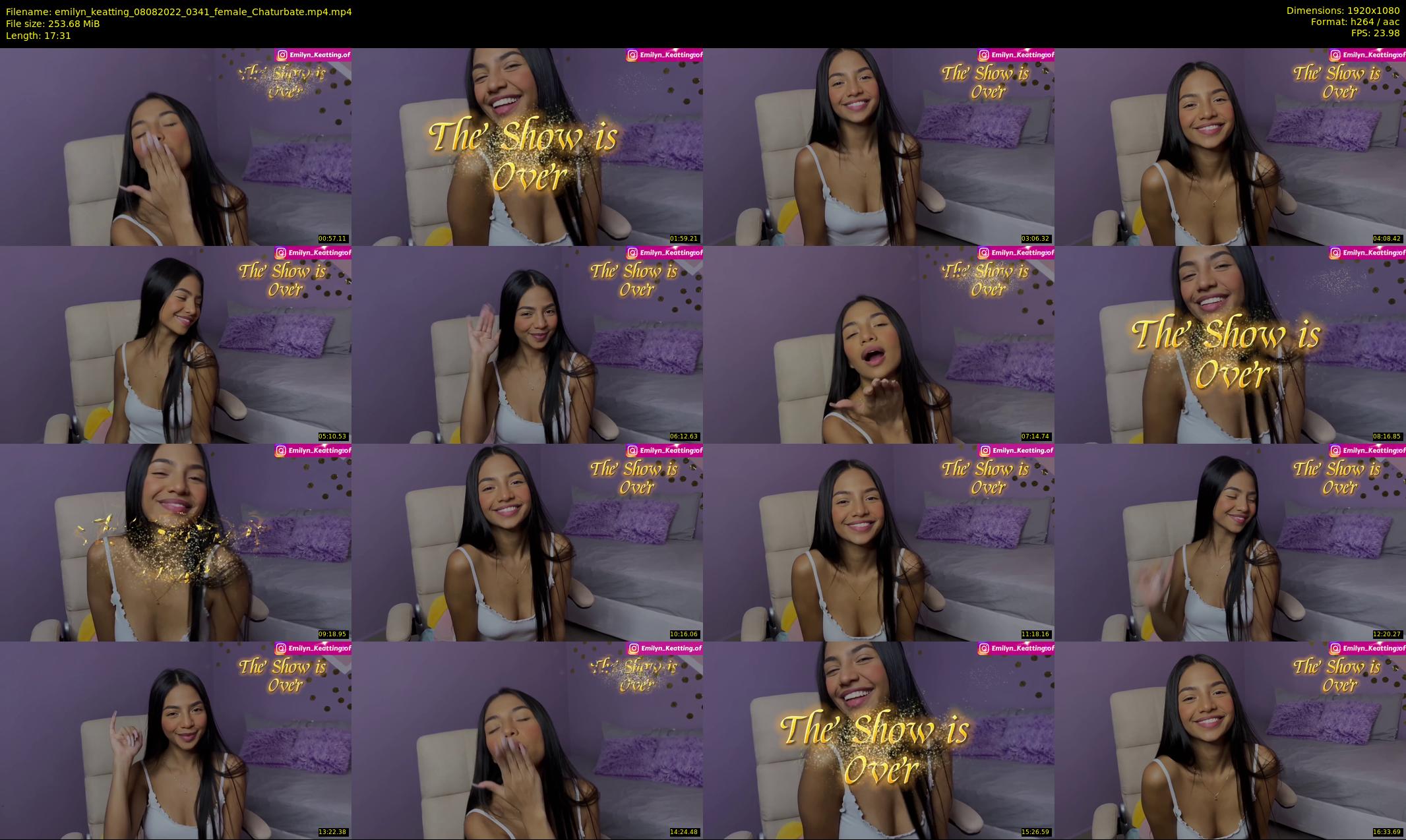 emilyn_keatting — 18 minute Chaturbate female cam show recording, 1080p, Aug 8, 2022