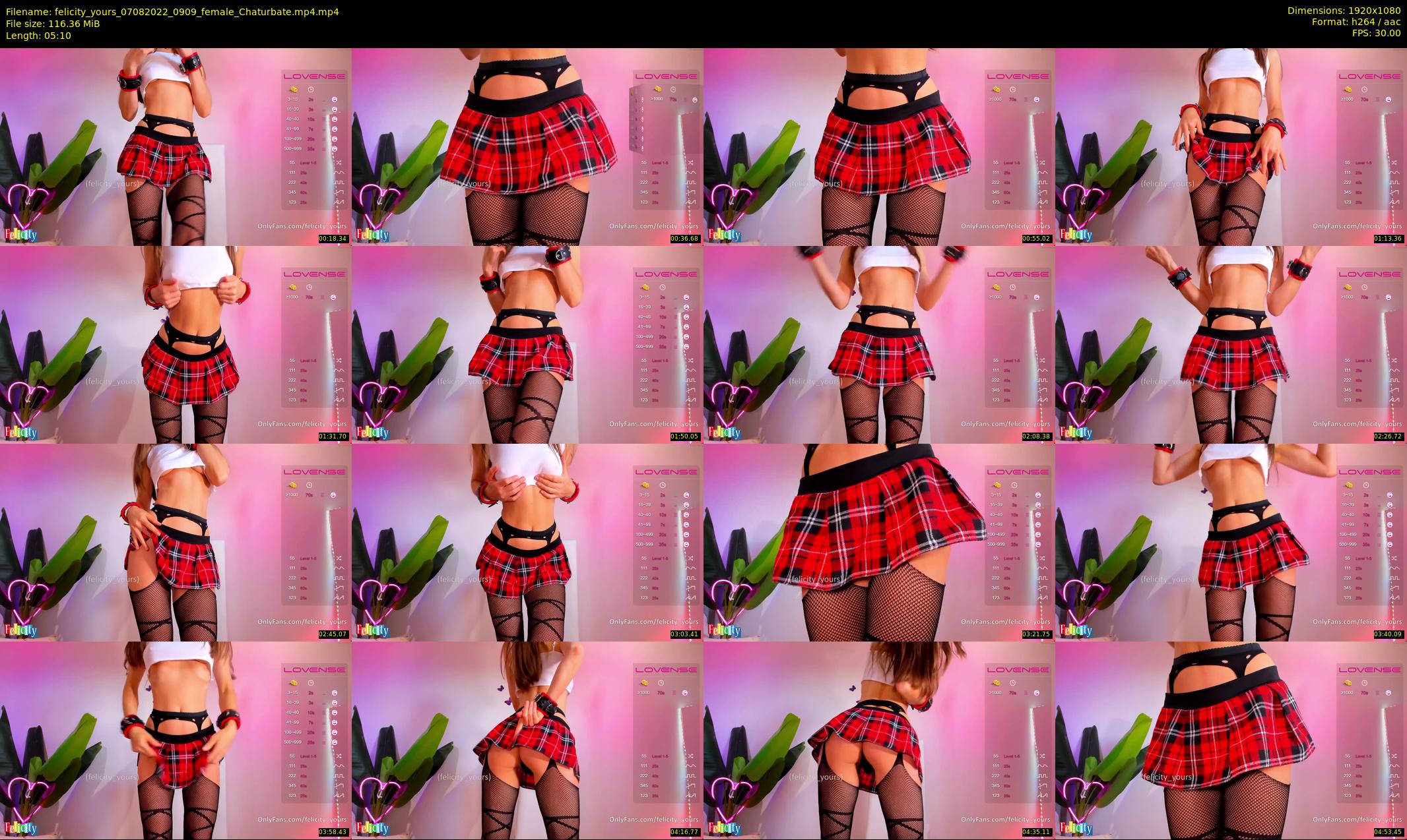 felicity_yours — 6 minute Chaturbate female cam show recording, 1080p, Aug 7, 2022
