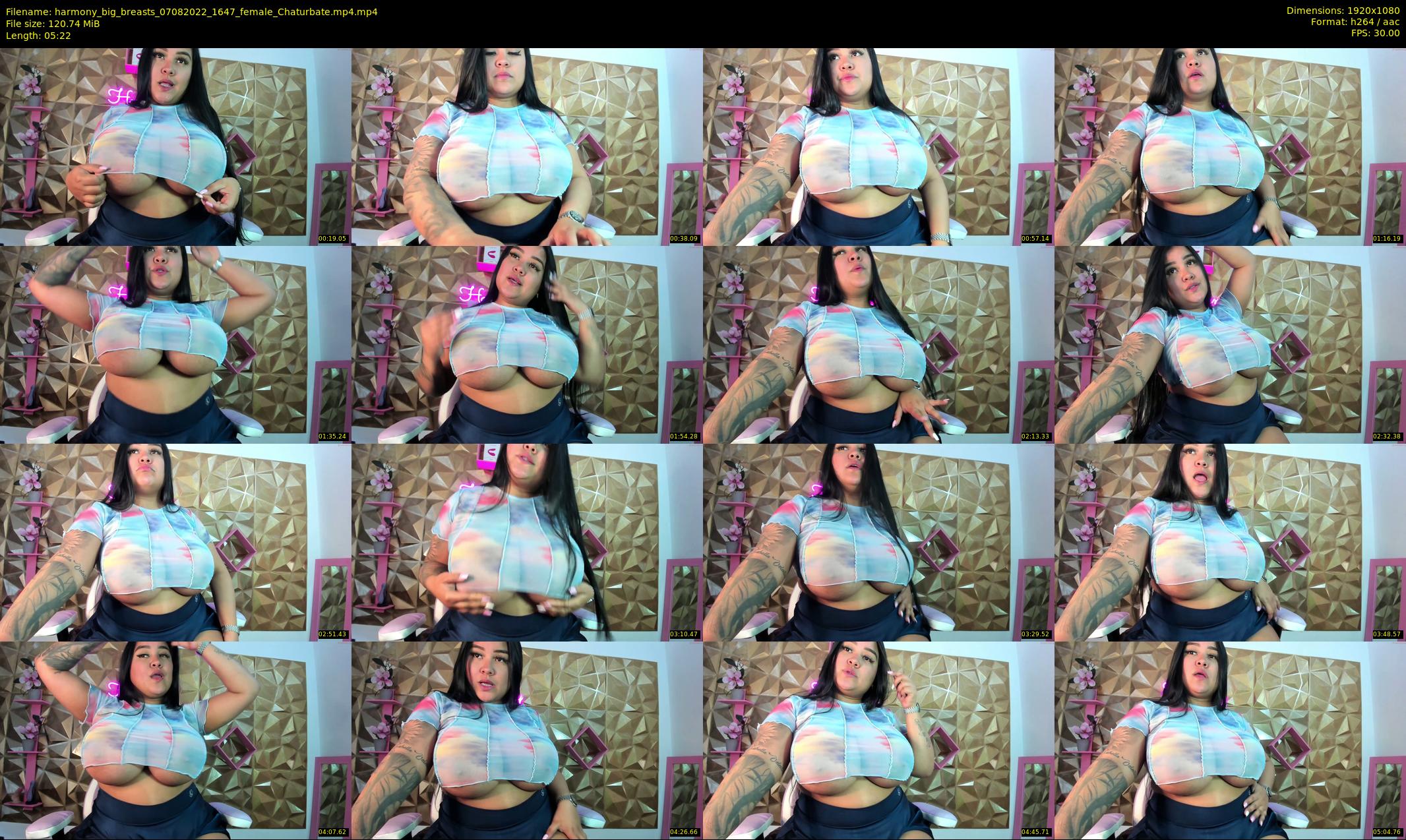 harmony_big_breasts — 6 minute Chaturbate female cam show recording, 1080p, Aug 7, 2022