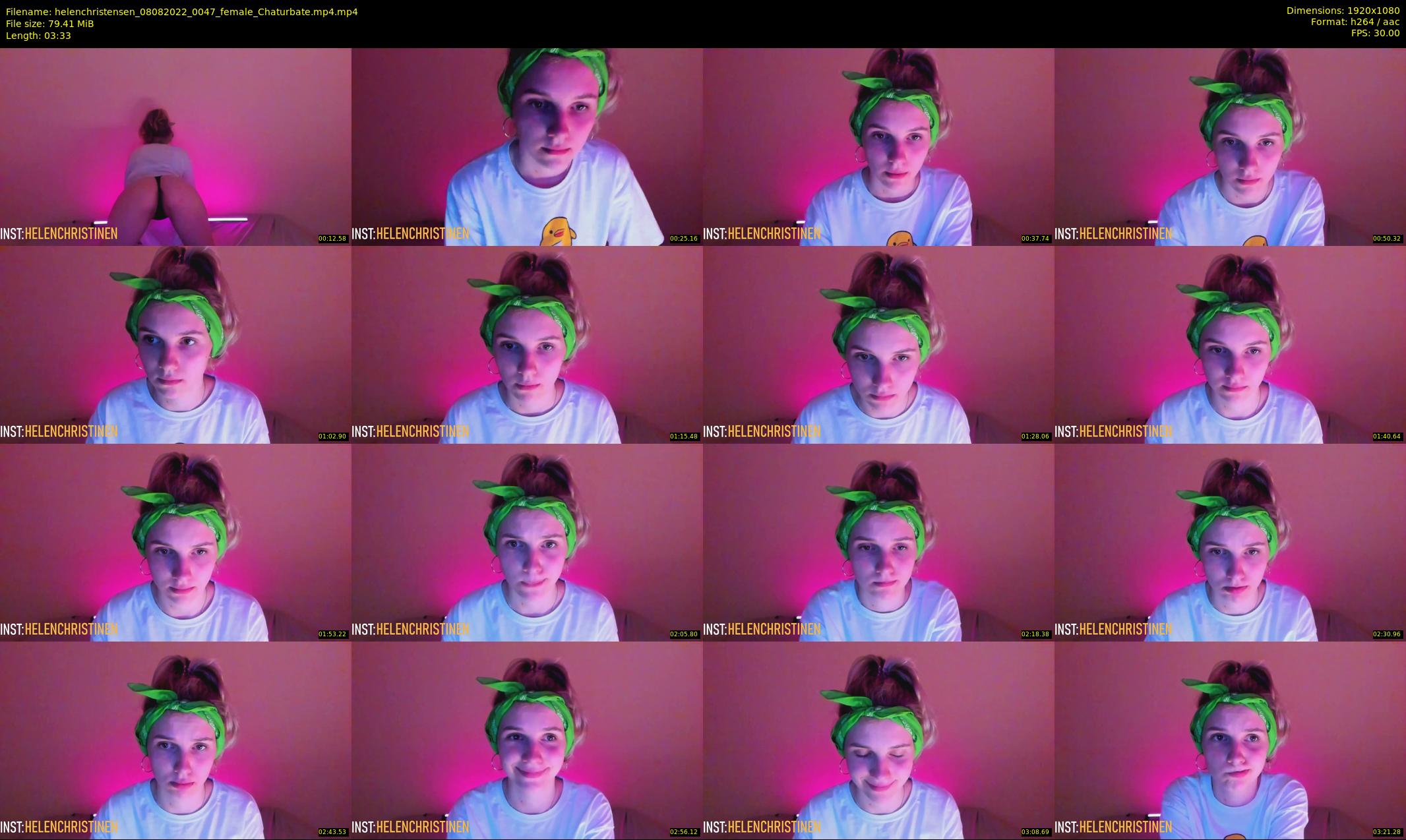 helenchristensen — 4 minute Chaturbate female cam show recording, 1080p, Aug 8, 2022